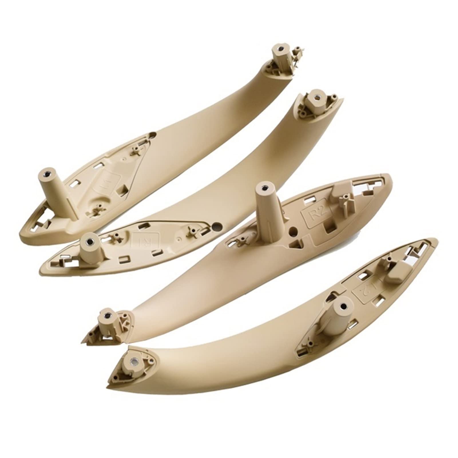 PUXJQ Car Styling Innentürgriff Innenverkleidung Mit Abdeckung Für BMW 3er 4er F30 F31 F32 F33 F34 F35 F36 F80 F82 F83 2012-2018(Beige-4pcs) von PUXJQ