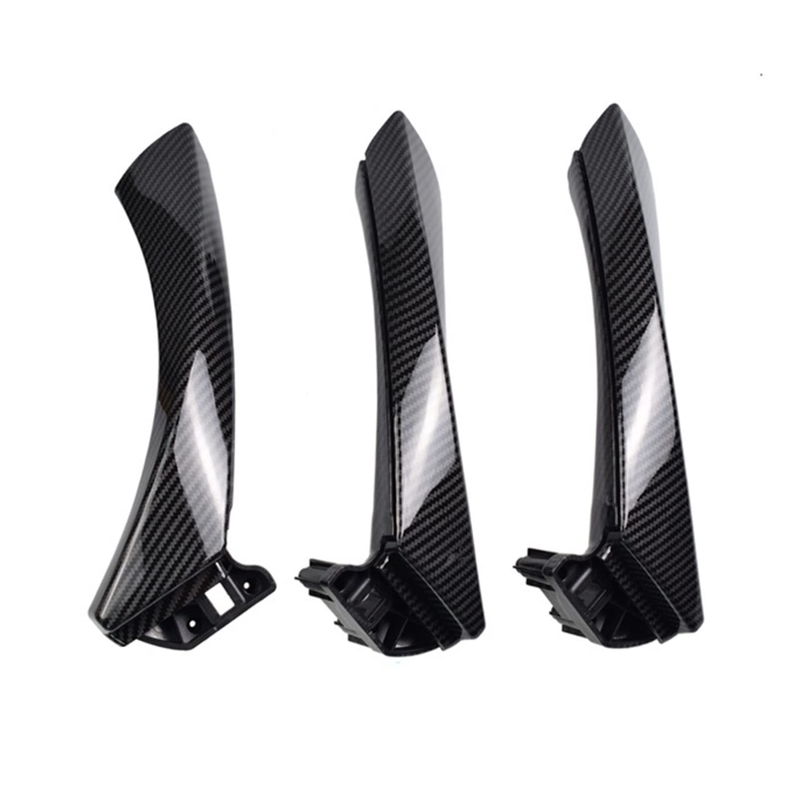 PUXJQ Carbon-Faser-Auto-Innengriff Innentür Armlehne Panel Pull Trim Cover Für BMW 3er E90 E91 E92 316 318 320 325 328i(Carbon Fiber-LHD) von PUXJQ