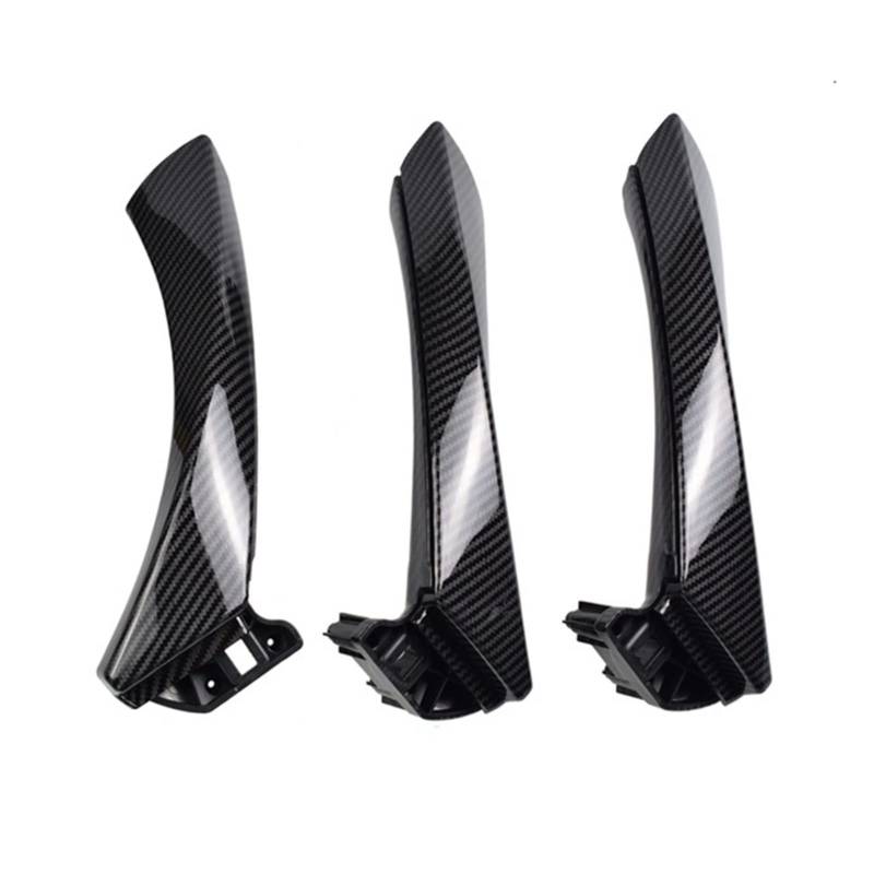 PUXJQ Carbon-Faser-Auto-Innengriff Innentür Armlehne Panel Pull Trim Cover Für BMW 3er E90 E91 E92 316 318 320 325 328i(Carbon Fiber-LHD) von PUXJQ
