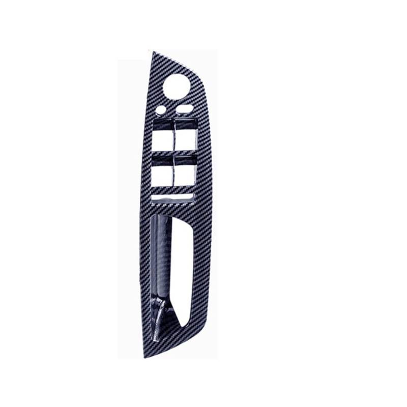 PUXJQ Carbon-Faser-Auto-Styling Linker Türinnengriff Innenverkleidung Pull Trim Cover Auto Für BMW E70 X5 E71 E72 X6(Carbon Fiber-LHD) von PUXJQ