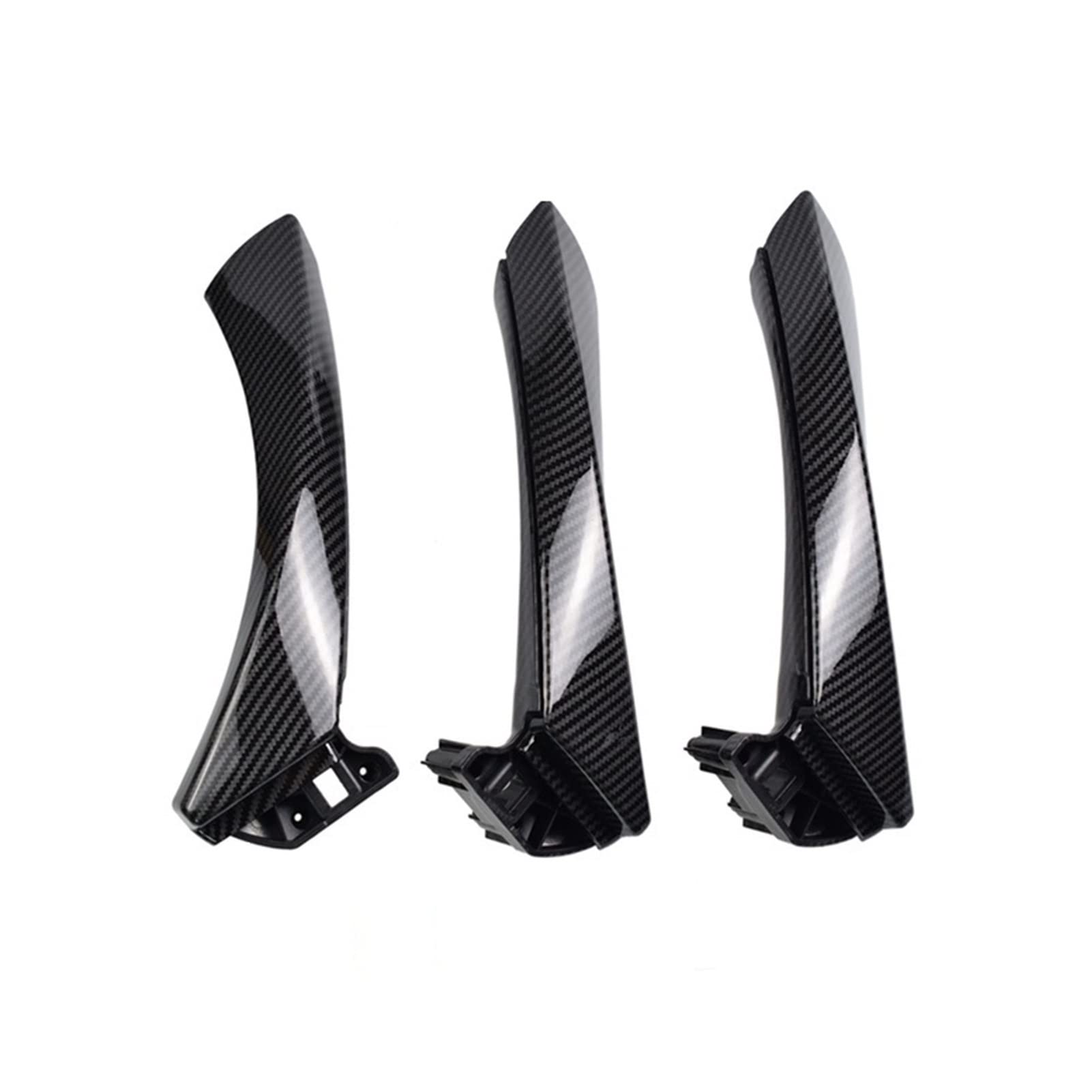 PUXJQ Carbon-Faser-Links-Rechts-Innentürgriff-Abdeckung Für BMW 3er E90 E91 E92 316 318 320 325 328i(Carbon Fiber-LHD) von PUXJQ