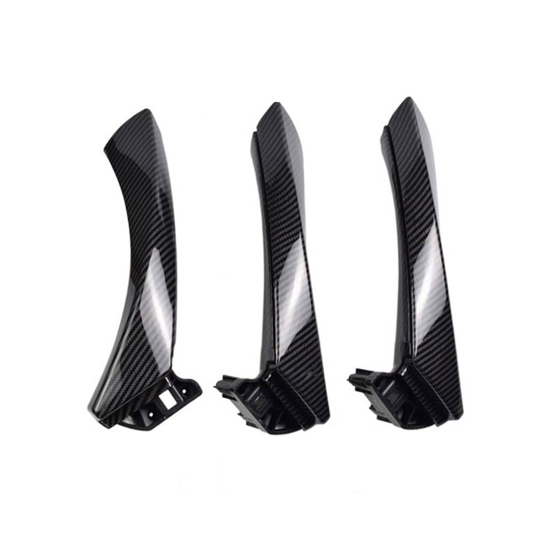 PUXJQ Carbon-Faser-Links-Rechts-Innentürgriff-Abdeckung Für BMW 3er E90 E91 E92 316 318 320 325 328i(Carbon Fiber-LHD) von PUXJQ