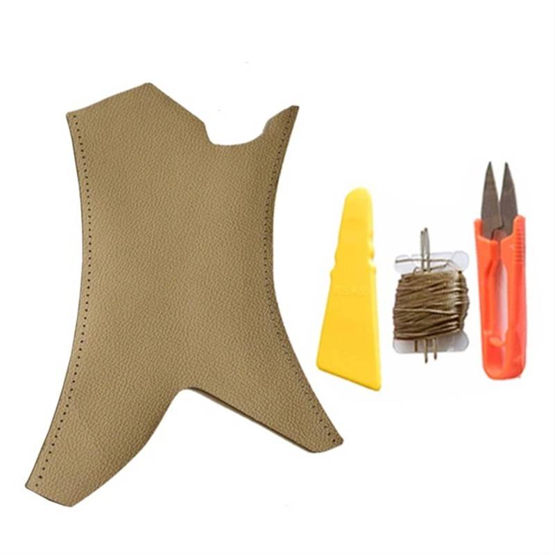 PUXJQ Für BMW 3er E90 E91 E93 2005–12 Autoinnenteile Leder Rechts/Links Türverkleidung Griff Griffabdeckung Innere Zugverkleidung(Beige-Left) von PUXJQ