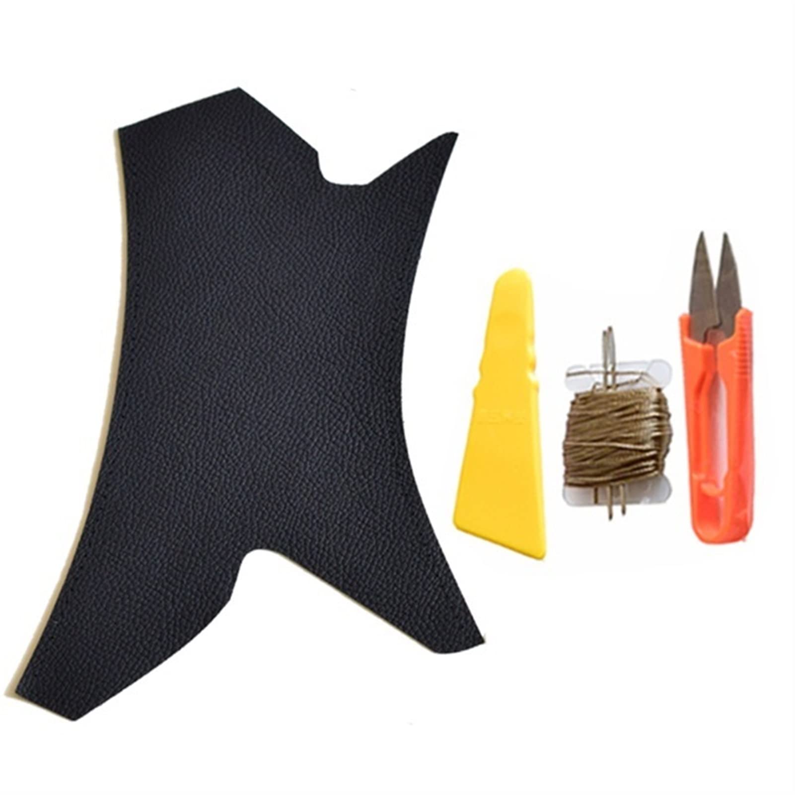 PUXJQ Für BMW 3er E90 E91 E93 2005–12 Autoinnenteile Leder Rechts/Links Türverkleidung Griff Griffabdeckung Innere Zugverkleidung(Black-Left) von PUXJQ