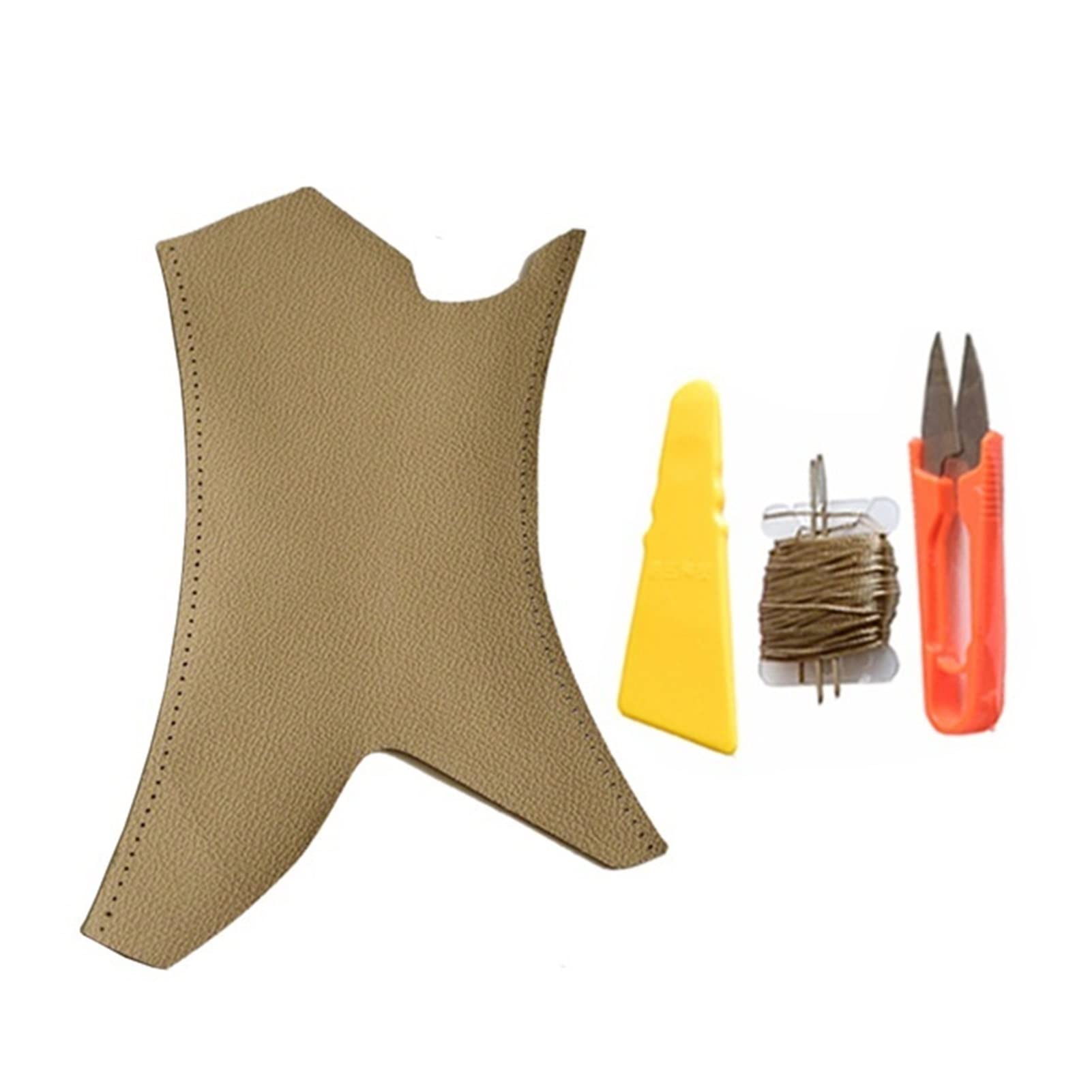 PUXJQ Für BMW 3er E90 E91 E93 2005-12 Leder Rechte Türverkleidung Griff Griffabdeckung Innere Zugverkleidung Abdeckung Autoinnenteile(Beige-Left) von PUXJQ