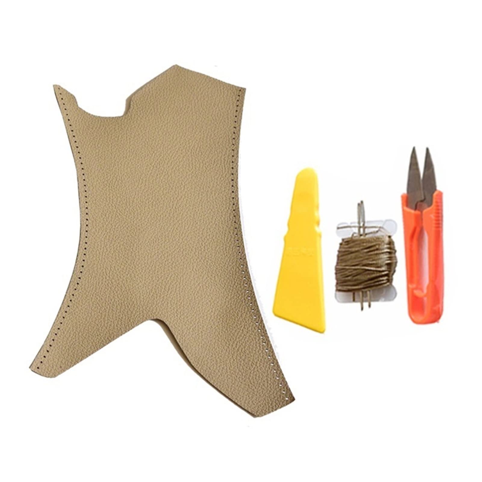 PUXJQ Für BMW 3er E90 E91 E93 2005-12 Leder Rechte Türverkleidung Griff Griffabdeckung Innere Zugverkleidung Abdeckung Autoinnenteile(Beige-Right) von PUXJQ