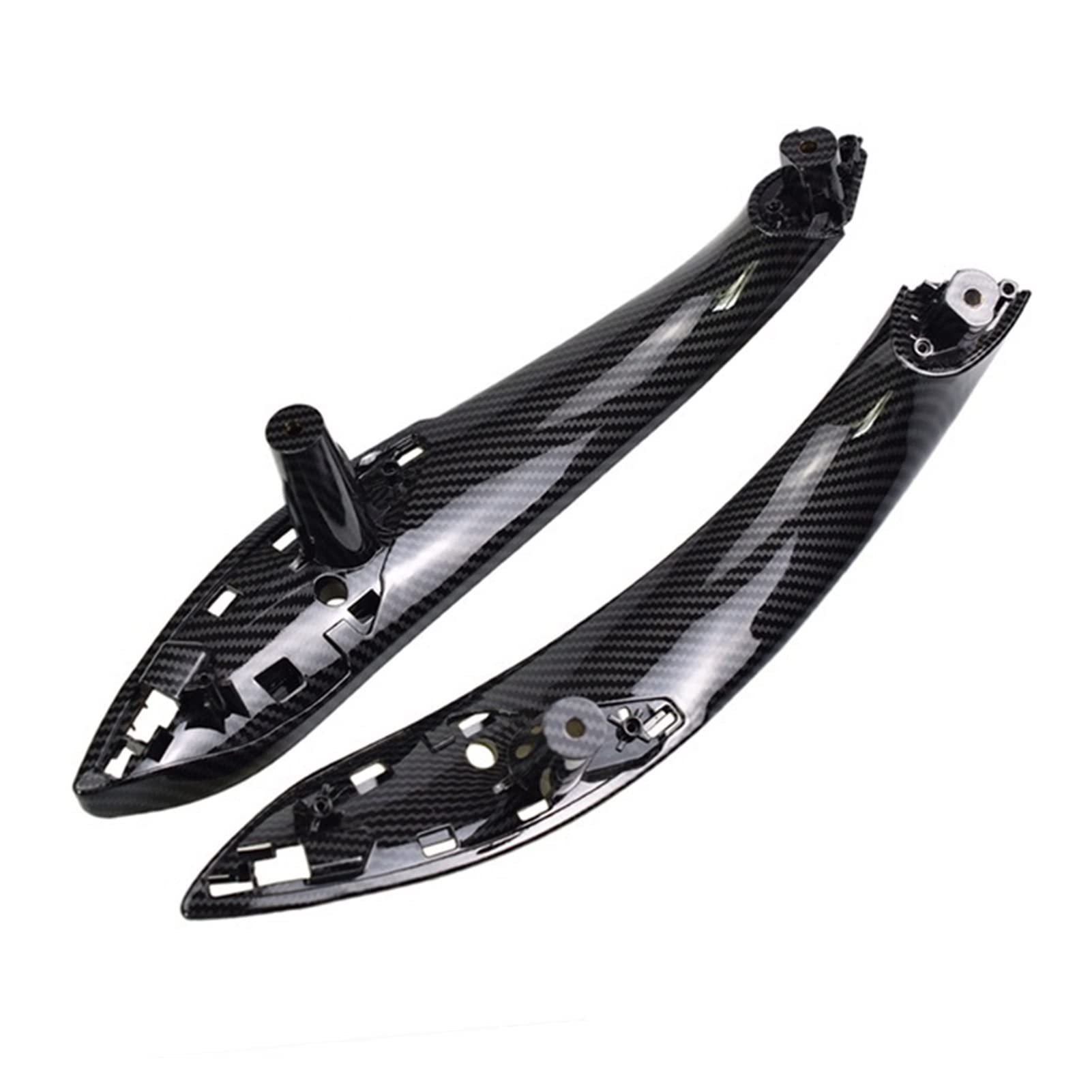PUXJQ Für BMW 3er F30 F31 F34 2013~2018 Auto-Innentürgriff-Abdeckungs-Verkleidungs-Carbonfaser-ABS-Verkleidungsgriff-Aufkleber(CarbonF-2Pcs-Rear) von PUXJQ