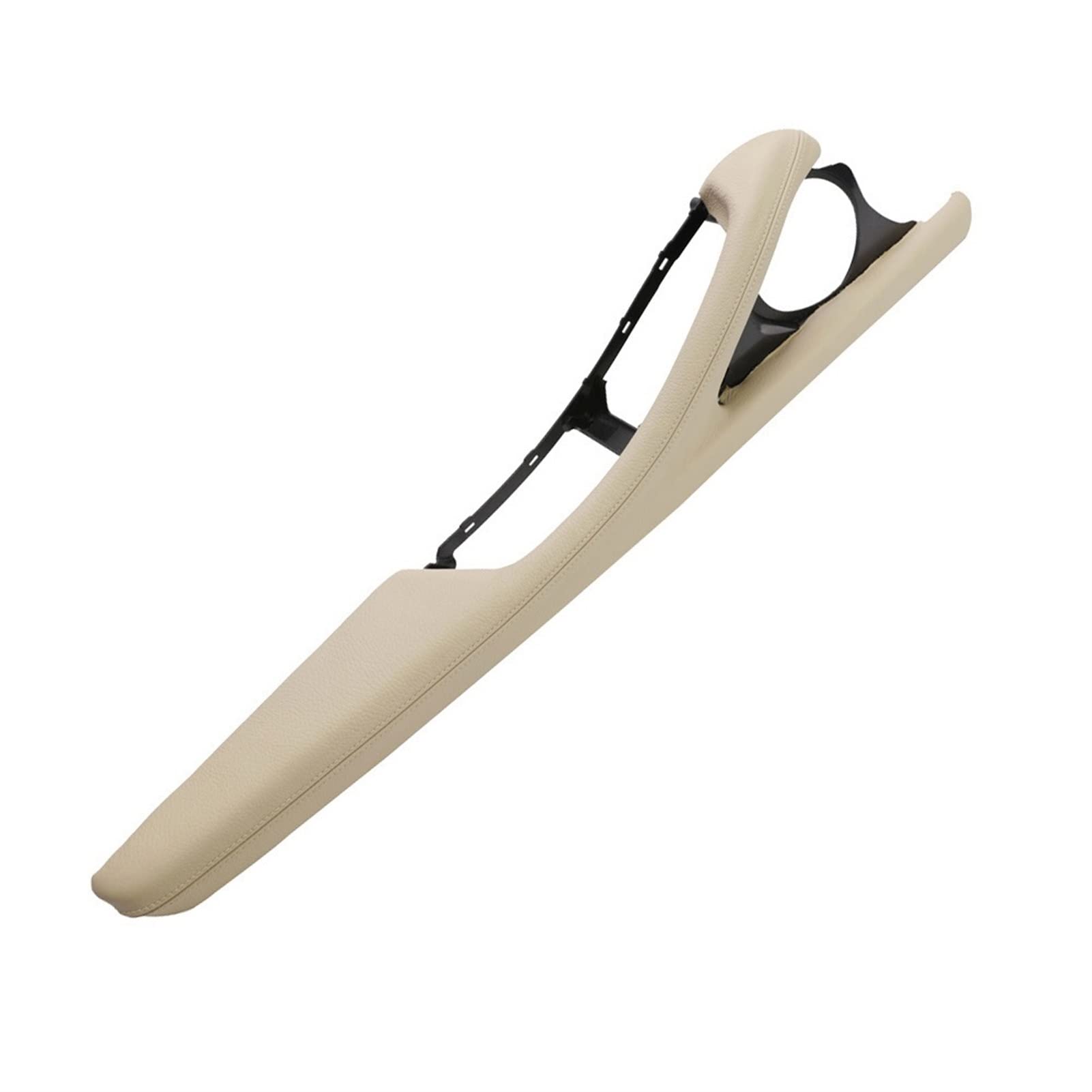 PUXJQ Für BMW 5er F10 F11 F18 520 523 525 528 530 535 LHD Innentür Armlehne Leder Außenrahmen Unterstützung(LHD Beige) von PUXJQ