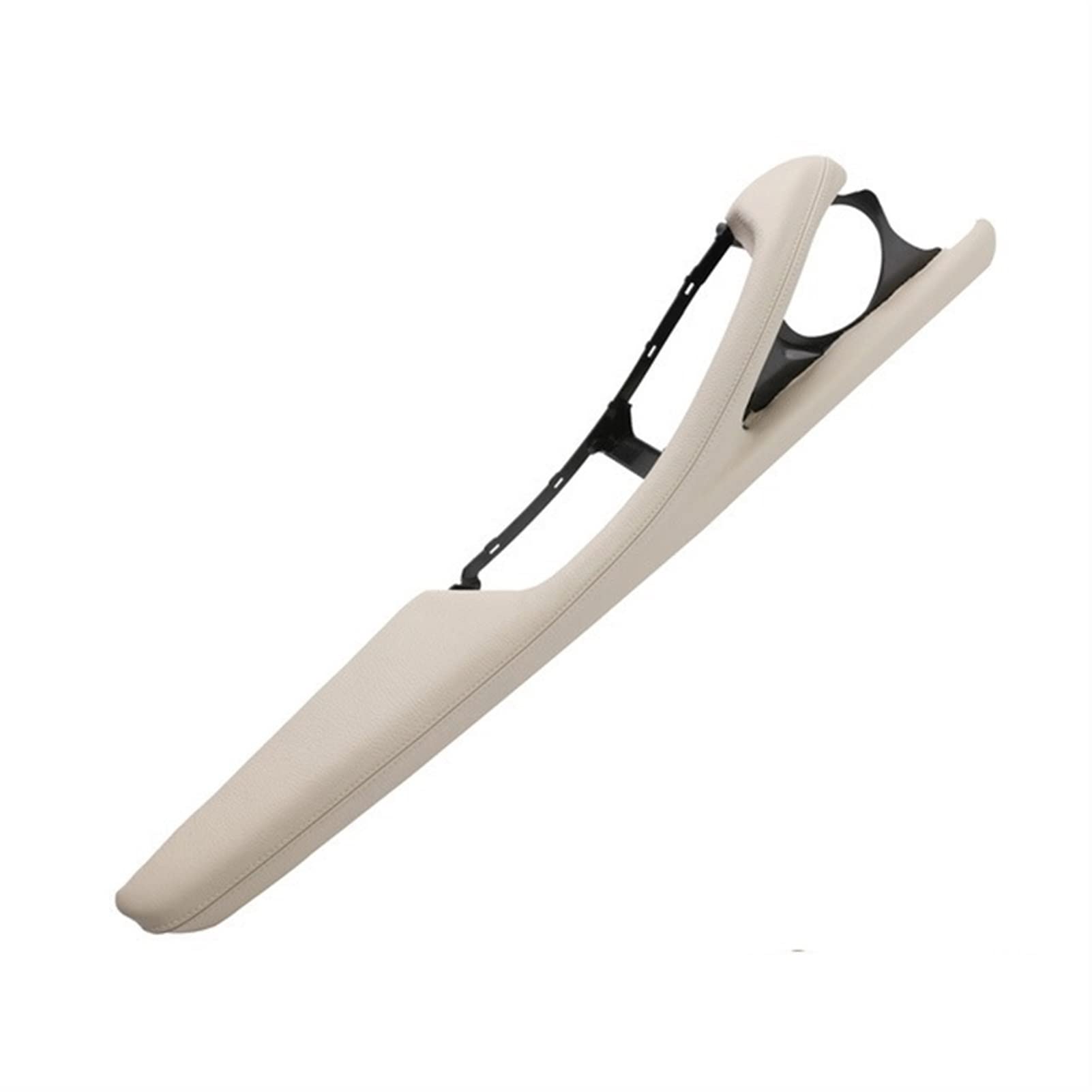 PUXJQ Für BMW 5er F10 F11 F18 520 523 525 528 530 535 LHD Innentür Armlehne Leder Außenrahmen Unterstützung(LHD Beige White) von PUXJQ