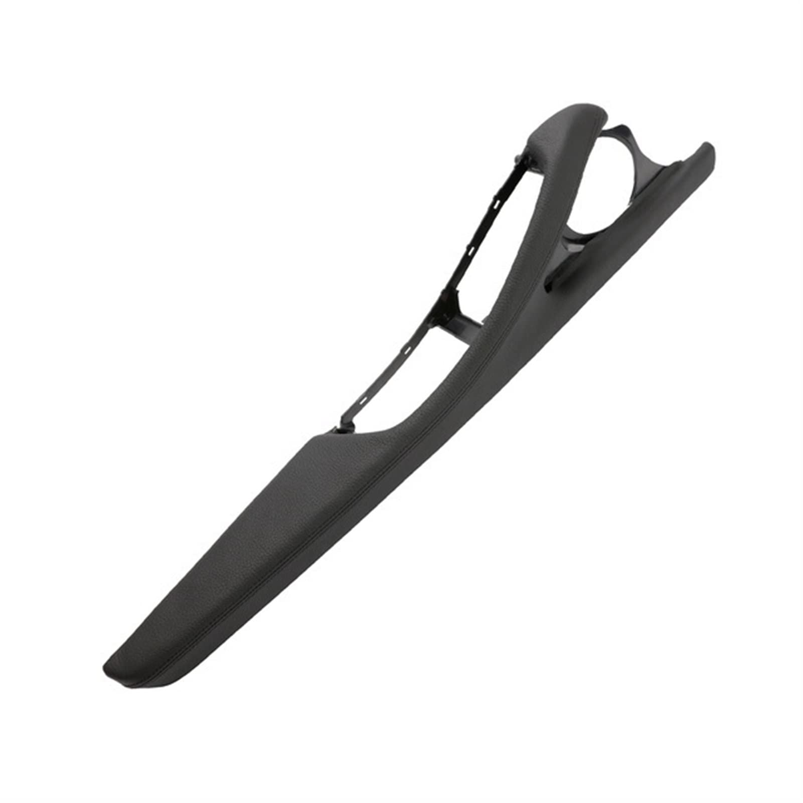 PUXJQ Für BMW 5er F10 F11 F18 520 523 525 528 530 535 LHD Innentür Armlehne Leder Außenrahmen Unterstützung(LHD Black) von PUXJQ