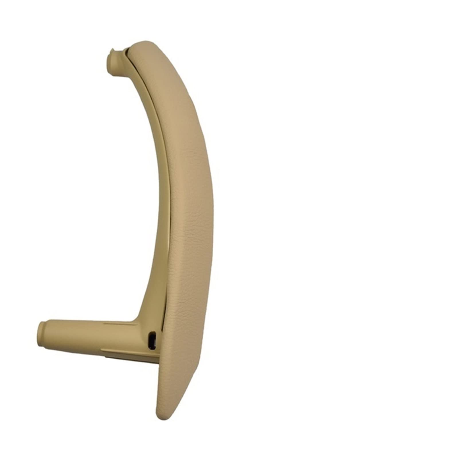 PUXJQ Für BMW E70 E71 E72 X5 X6 Panel Pull Trim Cover Kohlefaser Schwarz Beige Rechtes Seitenruder Das Den Armlehnengriff Der Inneren Tür Antreibt(Beige-Right) von PUXJQ