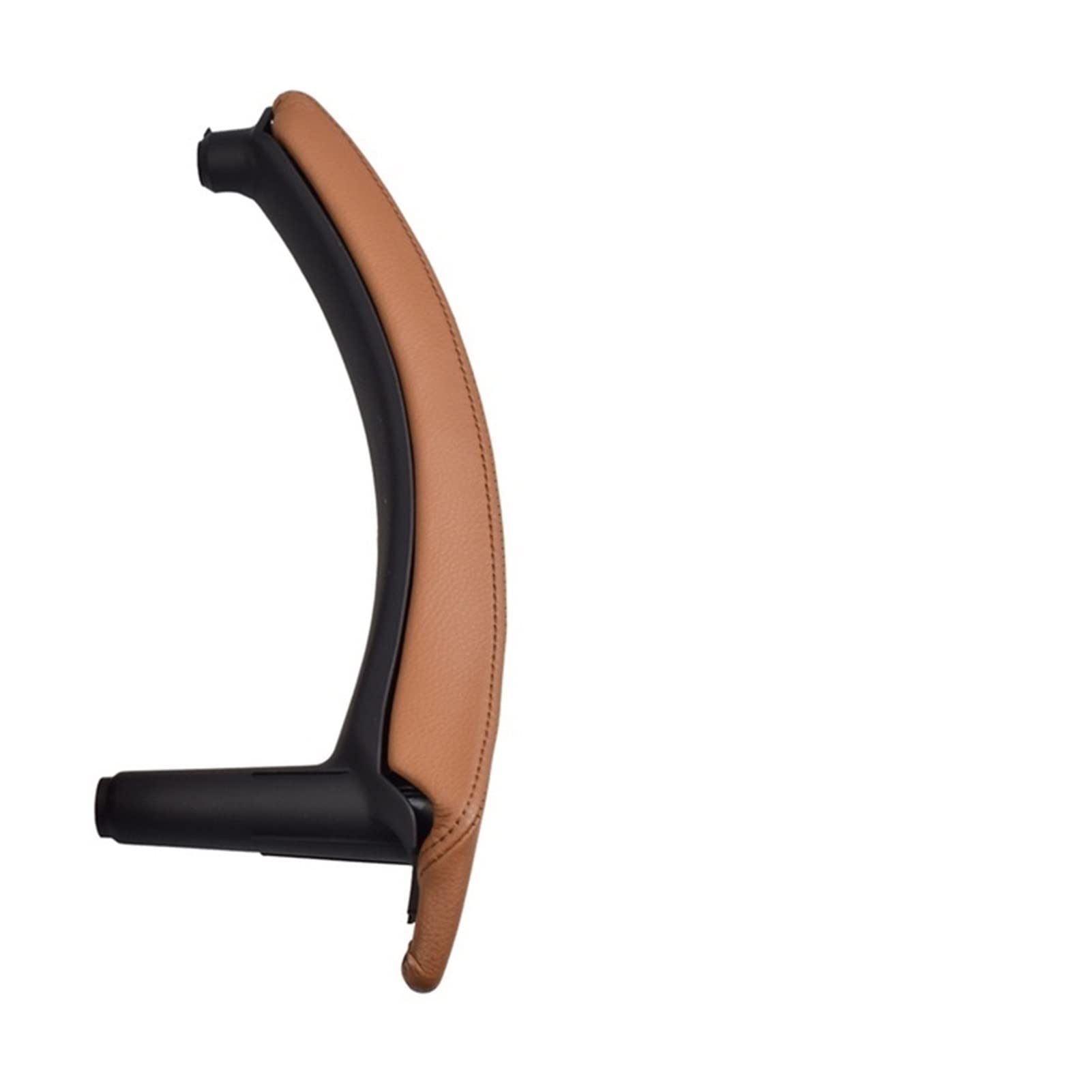 PUXJQ Für BMW E70 E71 E72 X5 X6 Panel Pull Trim Cover Kohlefaser Schwarz Beige Rechtes Seitenruder Das Den Armlehnengriff Der Inneren Tür Antreibt(Brown-Left) von PUXJQ