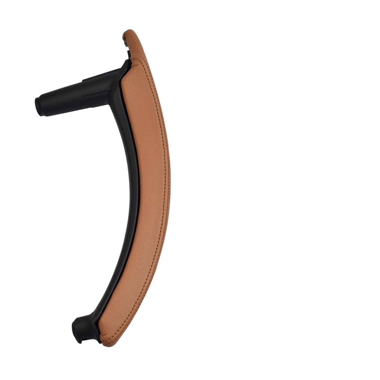 PUXJQ Für BMW E70 E71 E72 X5 X6 Panel Pull Trim Cover Kohlefaser Schwarz Beige Rechtes Seitenruder Das Den Armlehnengriff Der Inneren Tür Antreibt(Brown-Right) von PUXJQ