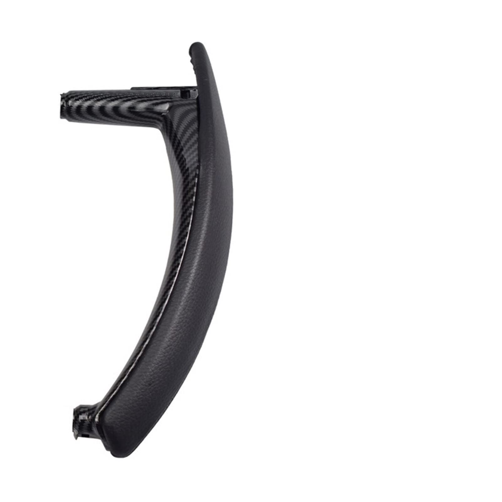 PUXJQ Für BMW E70 E71 E72 X5 X6 Panel Pull Trim Cover Kohlefaser Schwarz Beige Rechtes Seitenruder Das Den Armlehnengriff Der Inneren Tür Antreibt(CF-Left) von PUXJQ