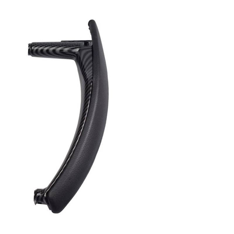 PUXJQ Für BMW E70 E71 E72 X5 X6 Panel Pull Trim Cover Kohlefaser Schwarz Beige Rechtes Seitenruder Das Den Armlehnengriff Der Inneren Tür Antreibt(CF-Left) von PUXJQ