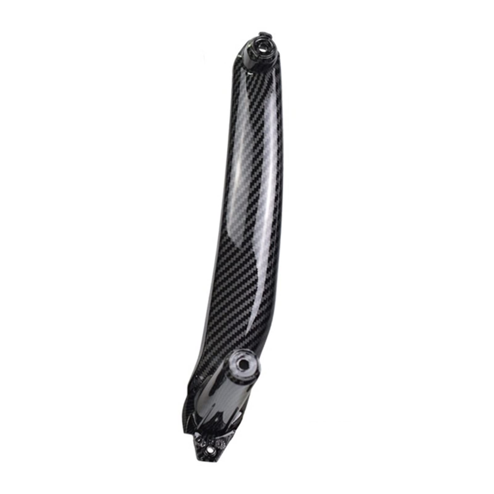 PUXJQ Für BMW E70 E71 X5 X6 Beige Schwarz Auto Links Rechts Innentür Armlehne Griff Innenverkleidung Pull Trim Cover(CarbonF-Right-Front) von PUXJQ
