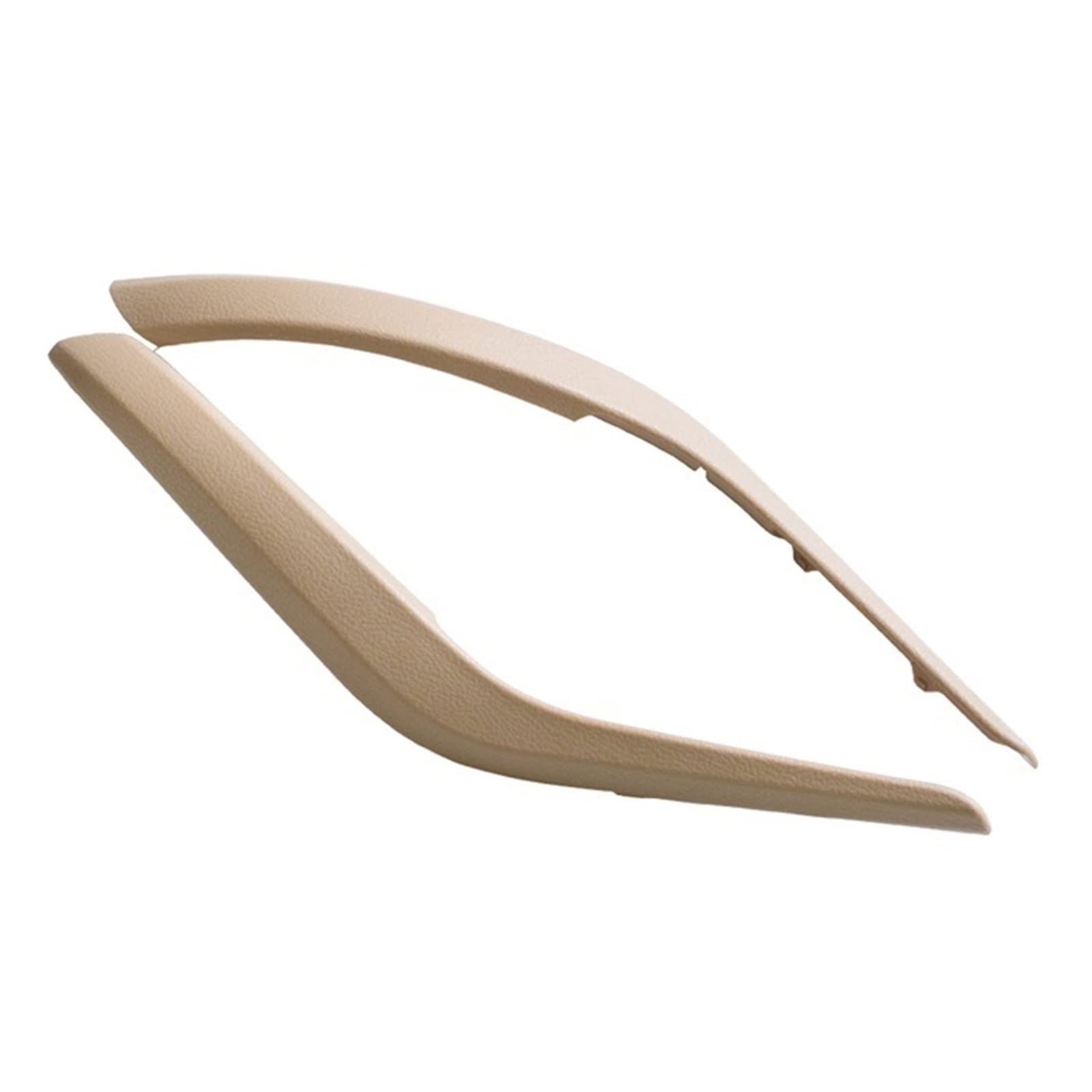 PUXJQ Für BMW X1 E84 18d/18i/20d/23dx/28i 08-16 Panel Pull Trim Cover Carbon Seiteninnentürgriff ABS-Kunststoff(Beige-Left-Right) von PUXJQ