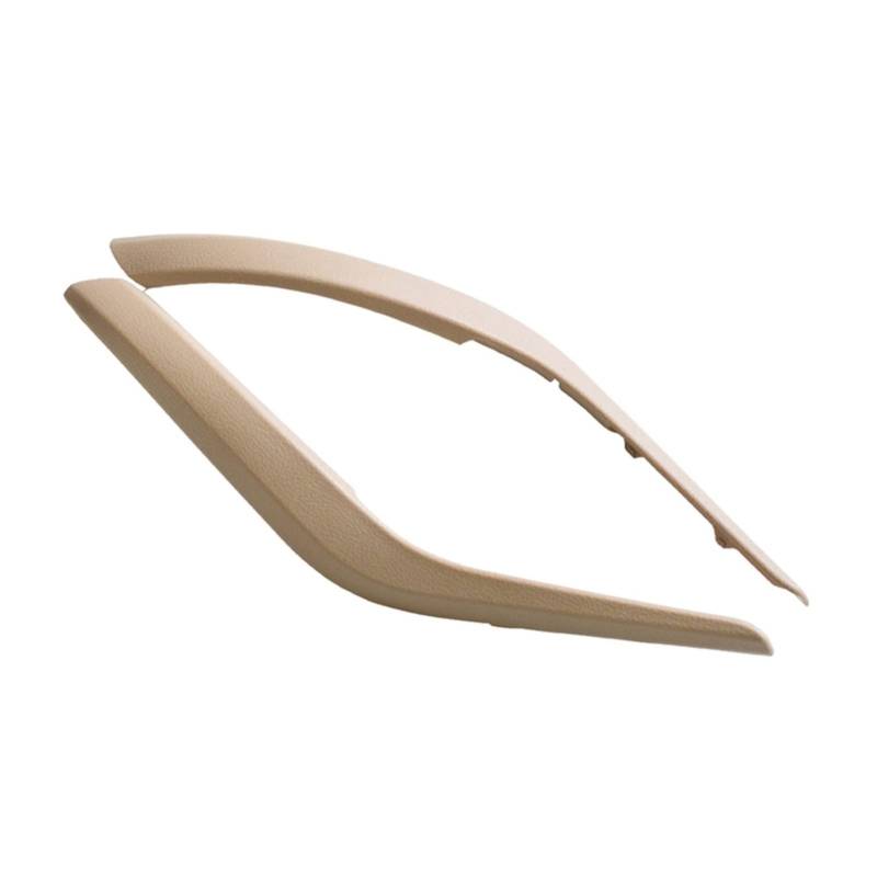 PUXJQ Für BMW X1 E84 2010-2016 Linke Rechte Seite Auto Innentürverkleidung Griff Pull Trim Cover Auto Innentürgriffe Abdeckungen(Beige-Left-Right) von PUXJQ
