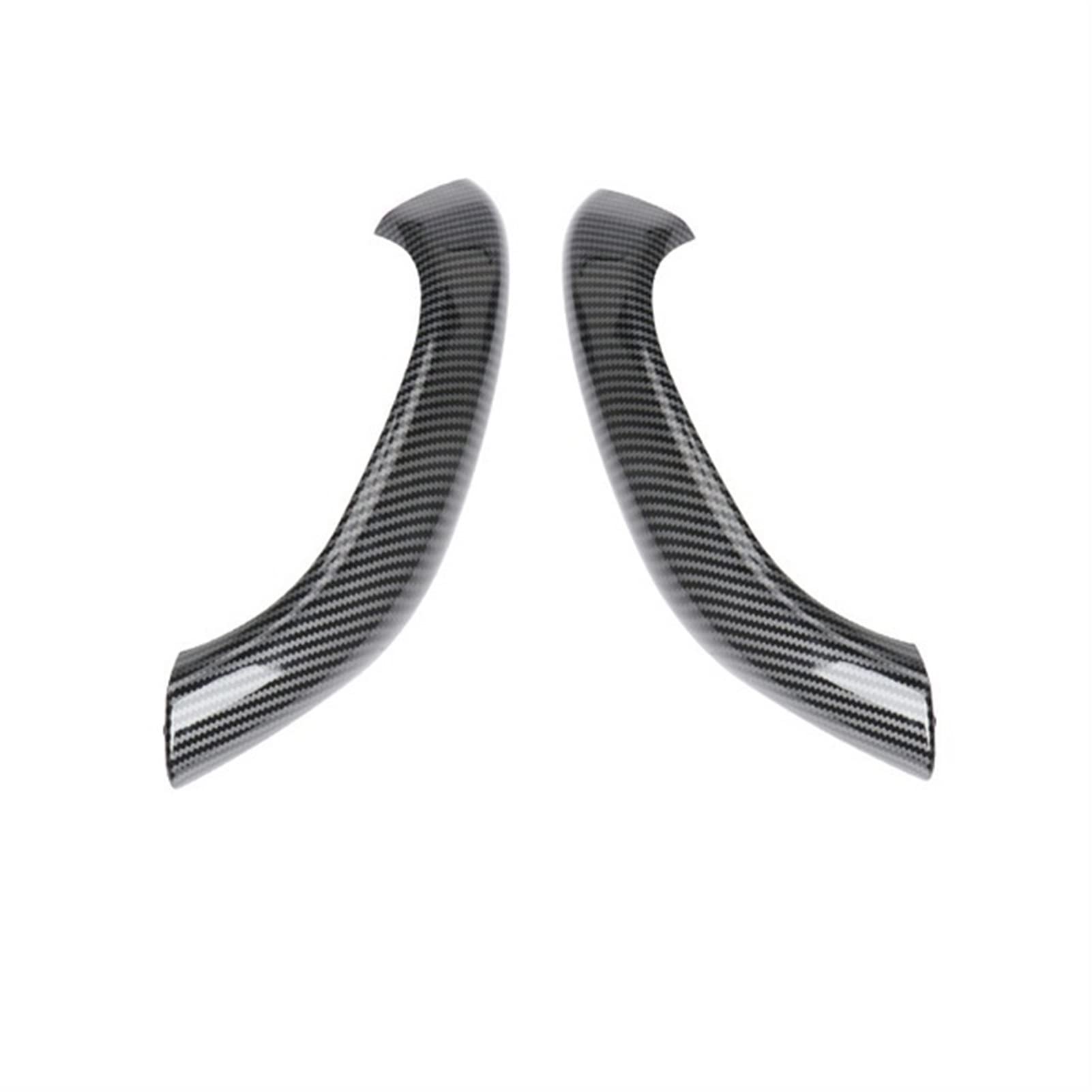 PUXJQ Für BMW X1 X2 F48 F49 F39 2016-2020 Innentürgriffe Vorne Links/rechts Auto Innentürgriff Zierleiste Haltegriff(Carbon Fiber Pair) von PUXJQ