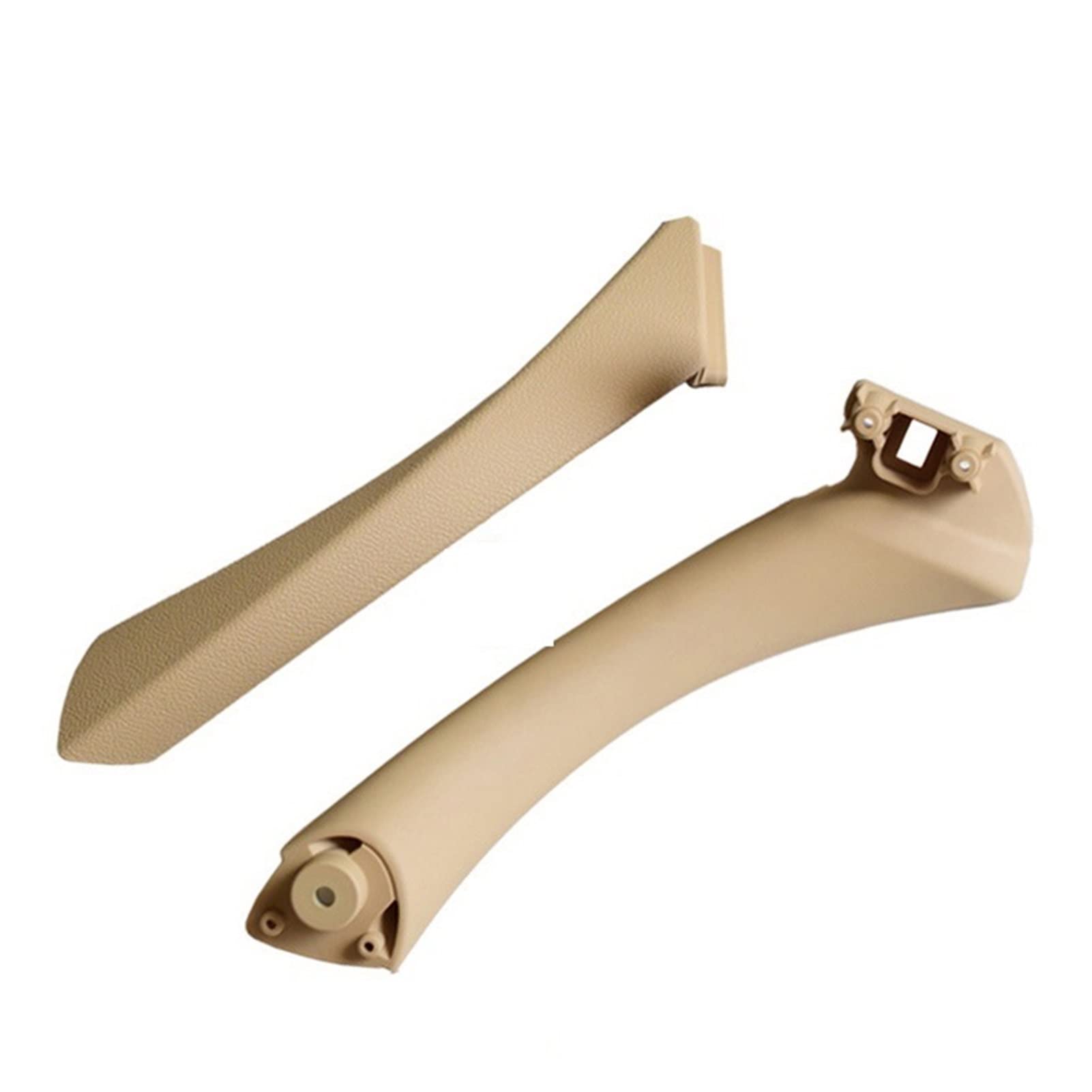 PUXJQ Kohlefaser Links Rechts Auto Innengriff Innentür Armlehne Panel Pull Trim Cover Für BMW 3er E90 E91 316 318 320 325(Beige-Set-Right) von PUXJQ