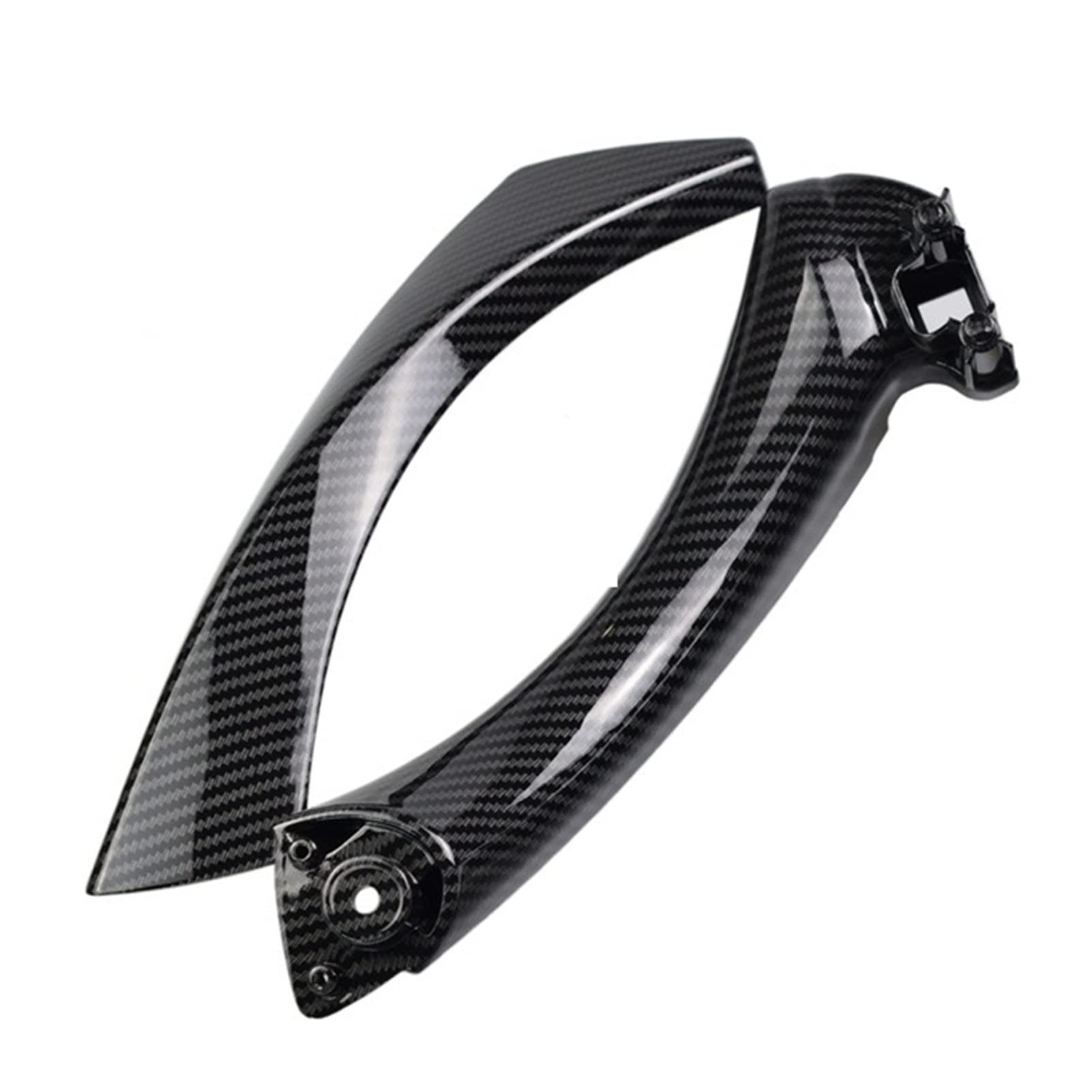 PUXJQ Kohlefaser Links Rechts Auto Innengriff Innentür Armlehne Panel Pull Trim Cover Für BMW 3er E90 E91 316 318 320 325(Carbon Fiber-Left) von PUXJQ