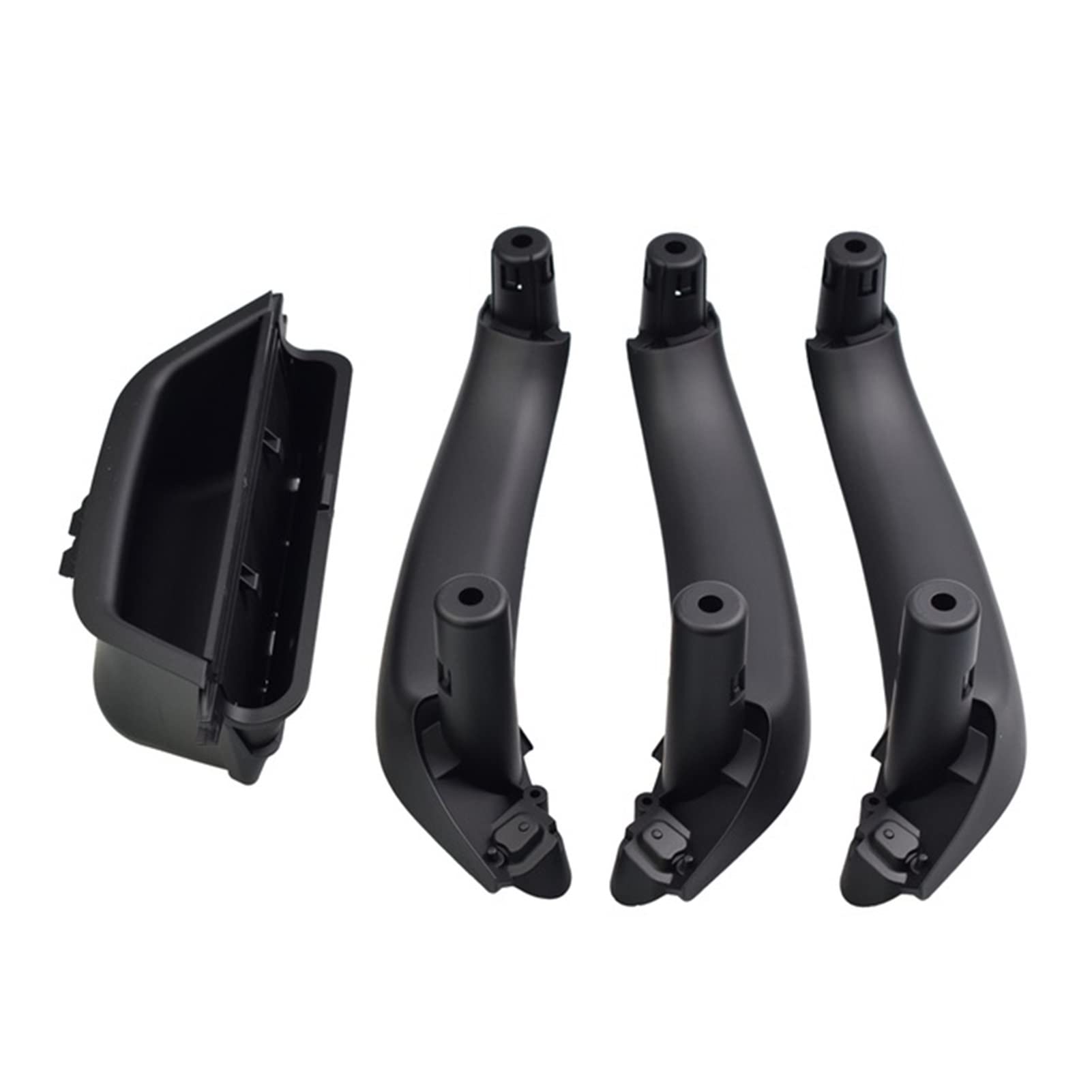 PUXJQ LHD Auto Vorne Links Türinnengriff Zugleiste Türinnenverkleidung Griff Für BMW X3 F25 X4 F26 2011-2017 Autozubehör(Black-4pcs) von PUXJQ