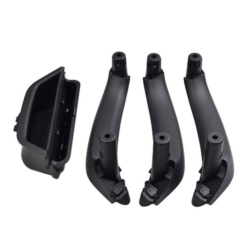 PUXJQ LHD Auto Vorne Links Türinnengriff Zugleiste Türinnenverkleidung Griff Für BMW X3 F25 X4 F26 2011-2017 Autozubehör(Black-4pcs) von PUXJQ