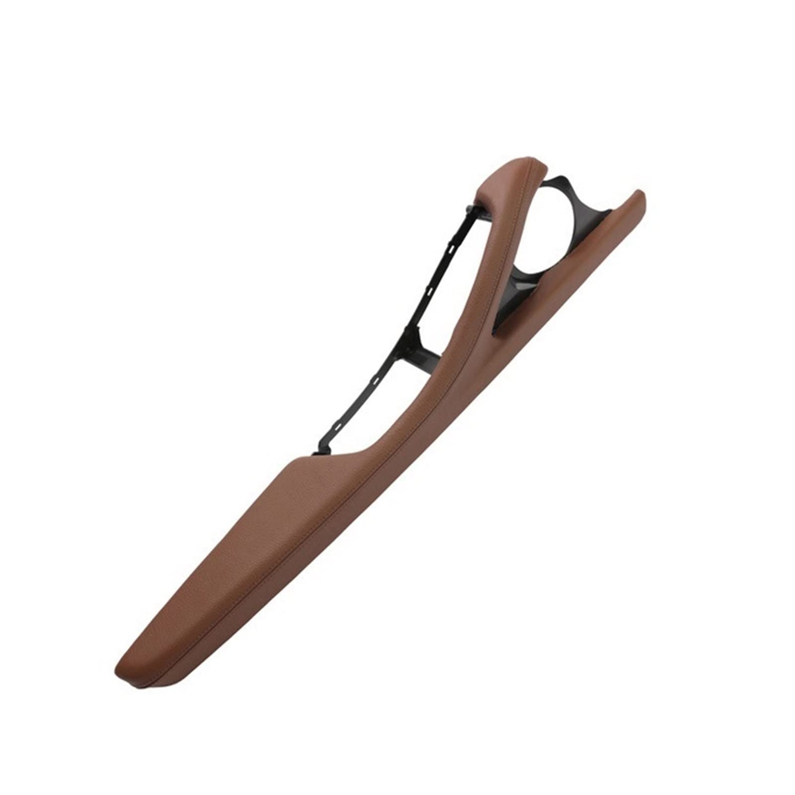 PUXJQ LHD Innentürgriff Armlehne Leder Außenrahmenhalterung Für BMW 5er F10 F11 F18 520i 523i 525i 528i 535i(LHD Red Brown) von PUXJQ