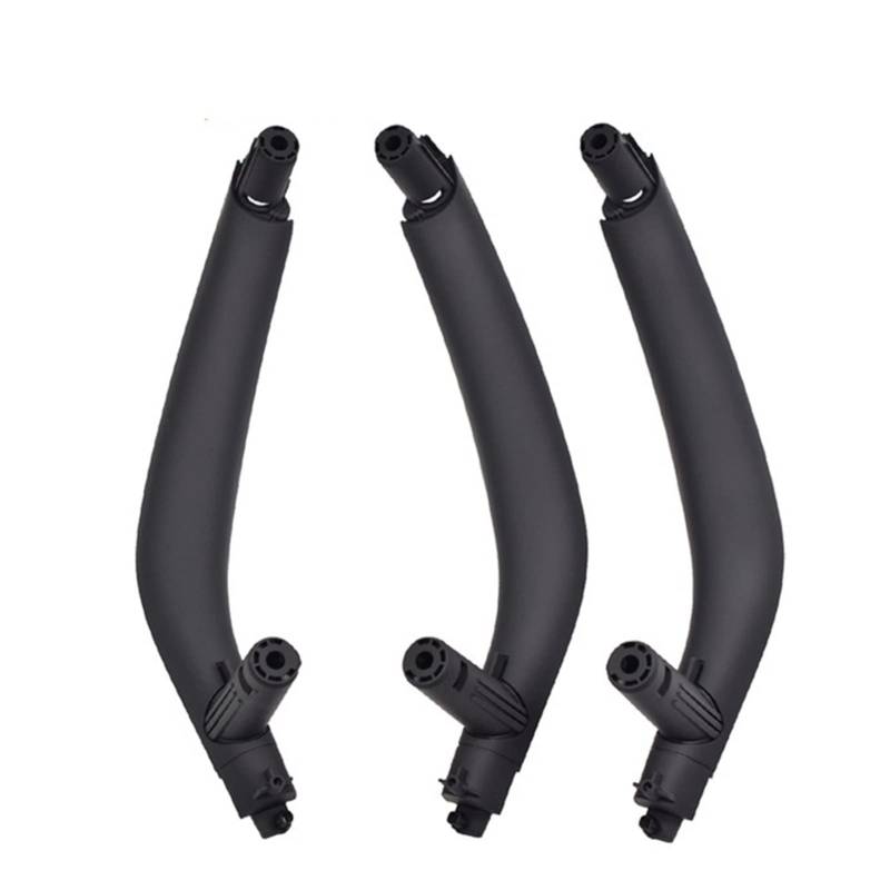 PUXJQ LHD RHD Für BMW F15 X5 F16 X6 2014-2018 Beige Schwarz Autoinnenraum Innentürgriff Panel Pull Trim Cover(Black-LHD) von PUXJQ