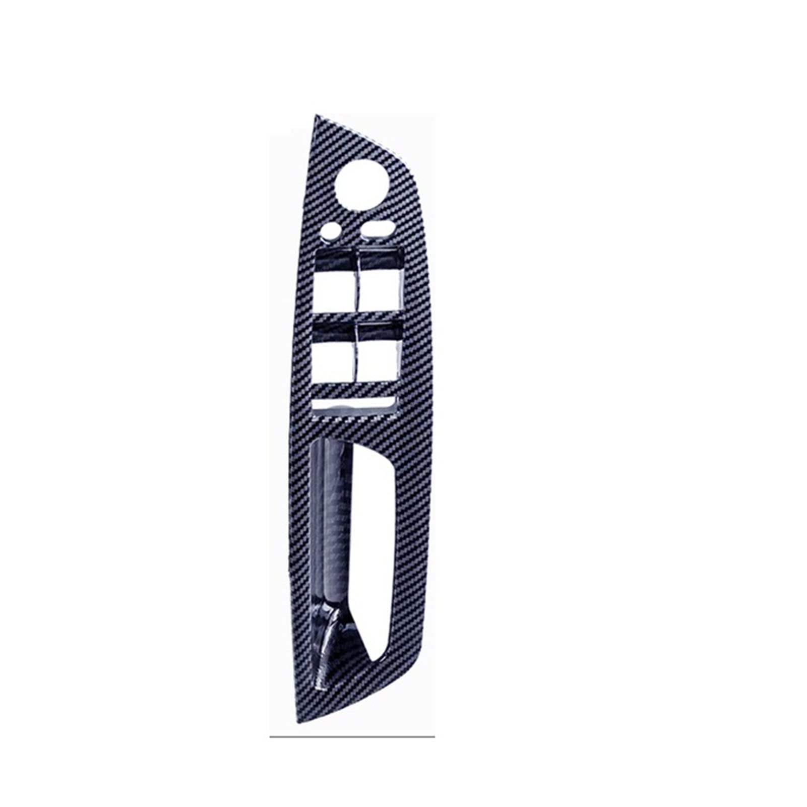 PUXJQ Linker vorderer Fahrersitz Autoinnentürverkleidung Griff Pull Trim Cover für BMW E70 E71 X5 X6 2007–2013(Carbon Fiber-LHD) von PUXJQ