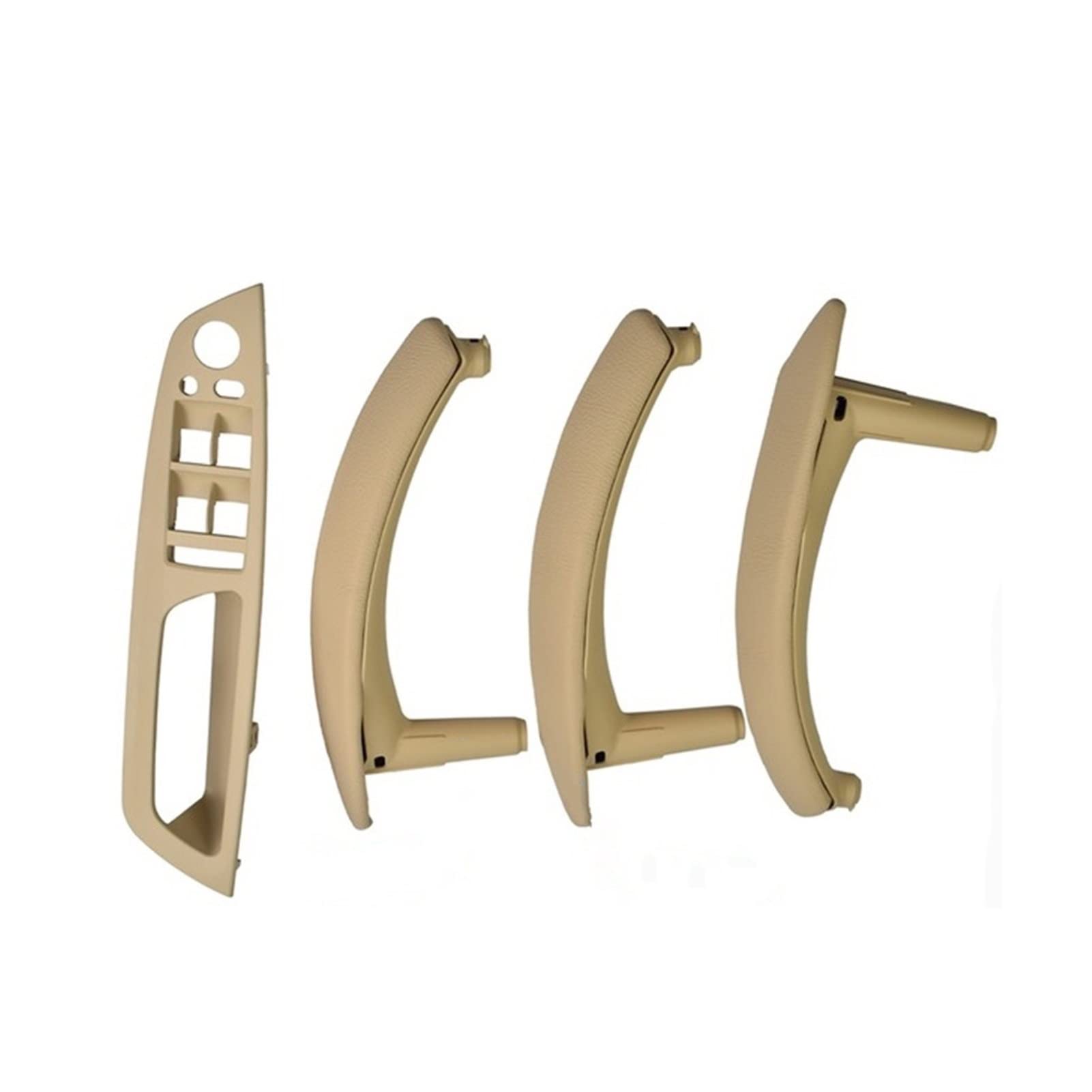 PUXJQ NEUES Auto Styling Rechts Links Innentürverkleidung Griff Pull Trim Cover Autoinnenausstattung Für BMW E70 X5 E71 E72 X6 SAV(RHD-Beie-Hige) von PUXJQ