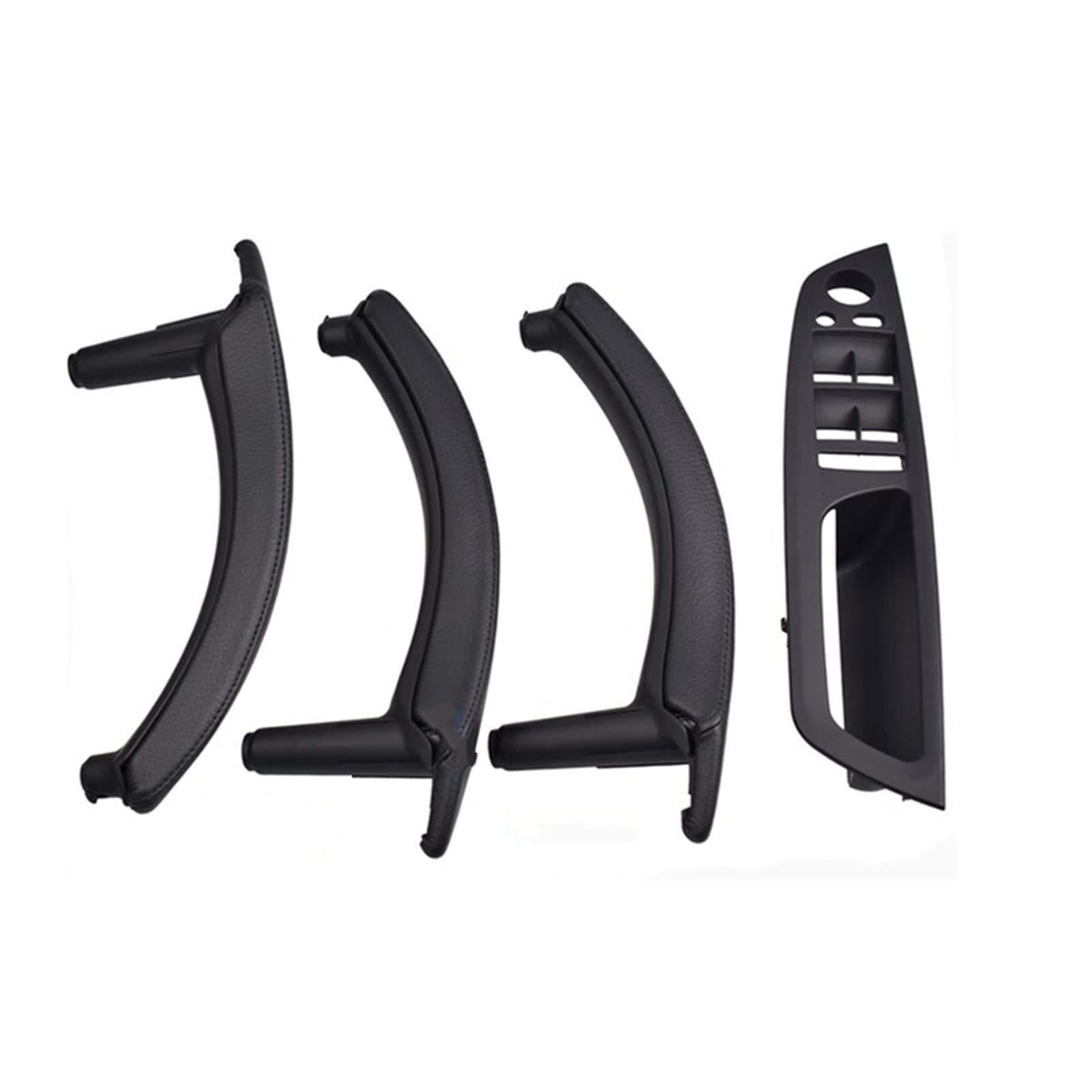 PUXJQ NEUES Auto Styling Rechts Links Innentürverkleidung Griff Pull Trim Cover Autoinnenausstattung Für BMW E70 X5 E71 E72 X6 SAV(RHD-Black-Hige) von PUXJQ