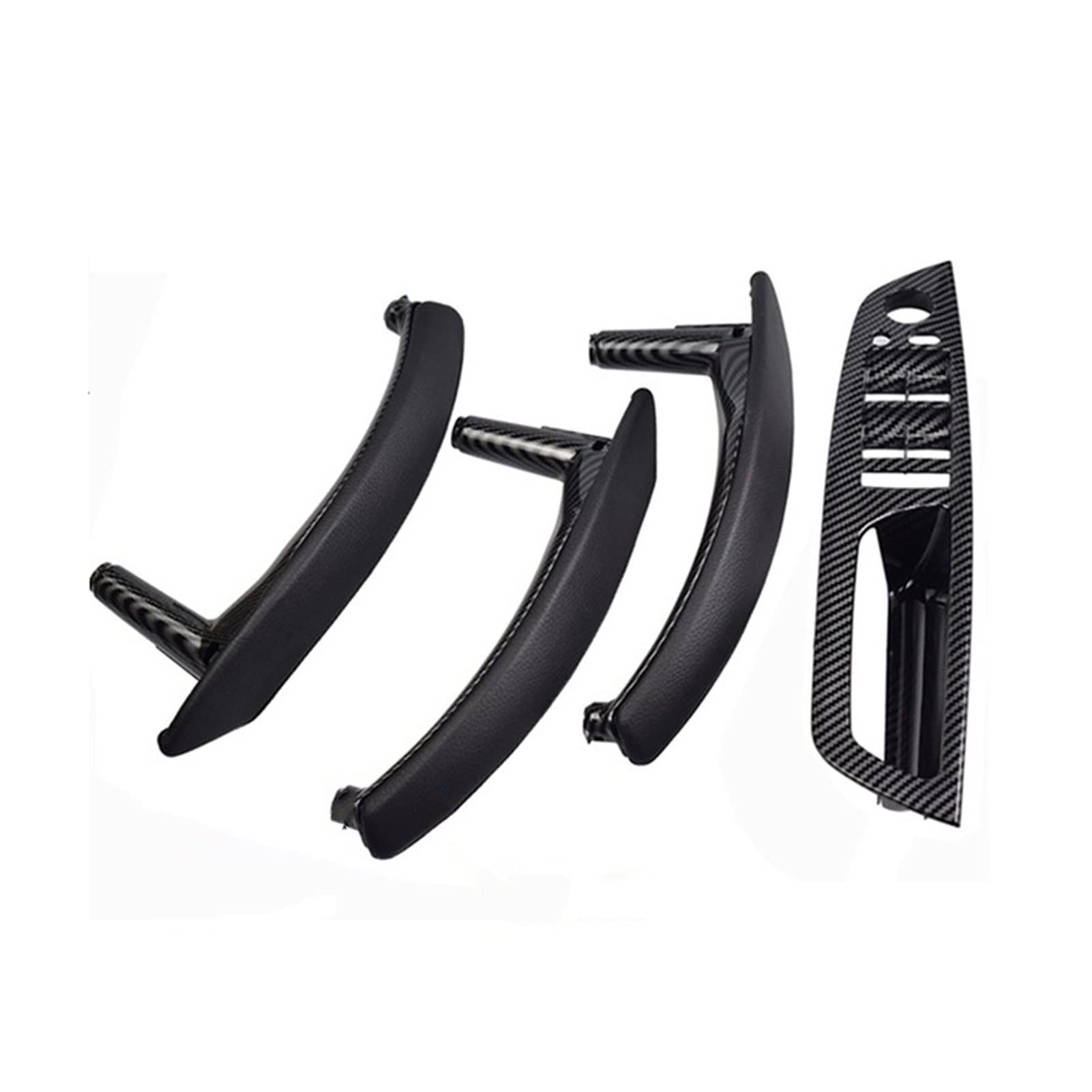 PUXJQ NEUES Auto Styling Rechts Links Innentürverkleidung Griff Pull Trim Cover Autoinnenausstattung Für BMW E70 X5 E71 E72 X6 SAV(RHD-CF-Hige) von PUXJQ