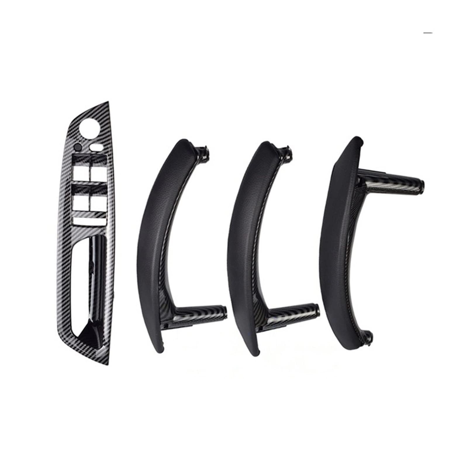 PUXJQ NEUES Auto Styling Rechts Links Innentürverkleidung Griff Pull Trim Cover Autoinnenausstattung Für BMW E70 X5 E71 E72 X6 SAV(RHD-CF-Standard) von PUXJQ