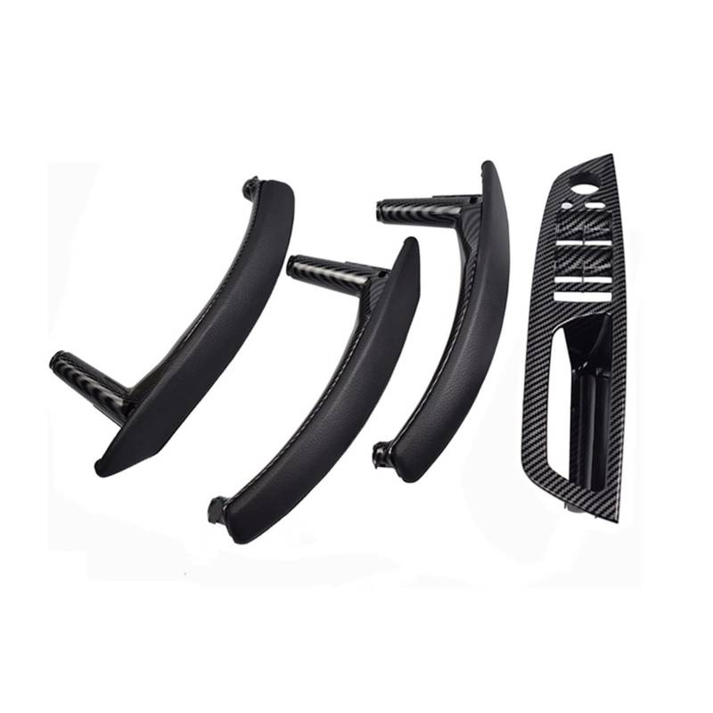 PUXJQ Neues RHD-Auto Links Rechts Carbon-Faser-Innentür-Armlehnengriff-Innenverkleidungs-Abdeckung Für BMW E70 E71 E72 X5 X6 2007–2013(RHD-CF-Hige) von PUXJQ