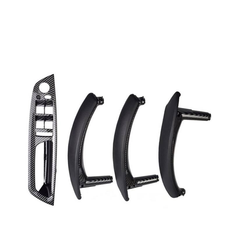 PUXJQ Neues RHD-Auto Links Rechts Carbon-Faser-Innentür-Armlehnengriff-Innenverkleidungs-Abdeckung Für BMW E70 E71 E72 X5 X6 2007–2013(RHD-CF-Standard) von PUXJQ