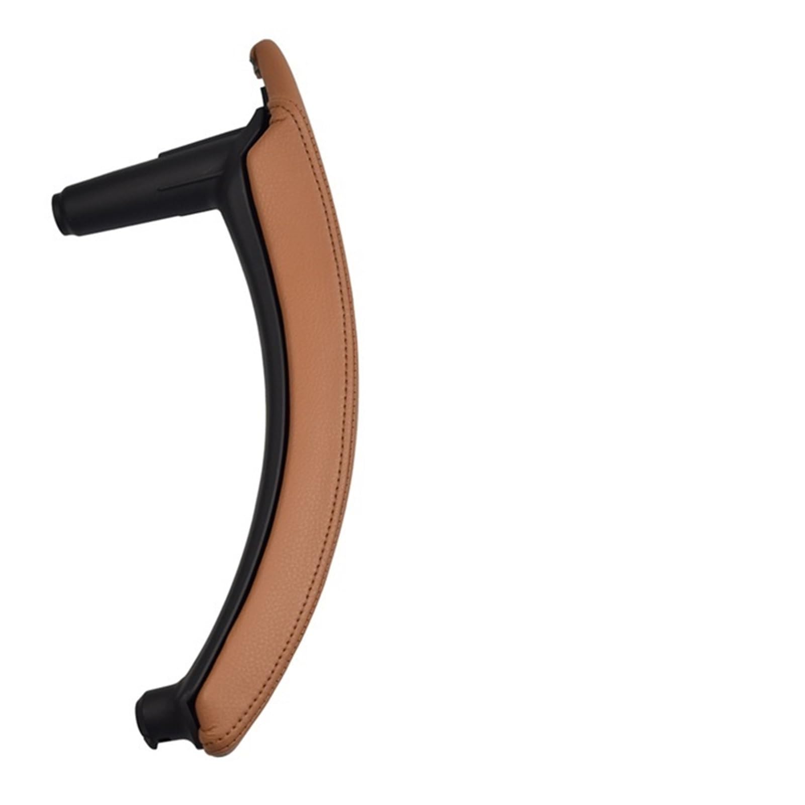 PUXJQ RHD LHD Innere ABS Äußere Lederabdeckung Türzuggriff Innere Armlehnenverkleidung Für BMW X5 X6 E70 E71 2007–2013(Brown-Right) von PUXJQ