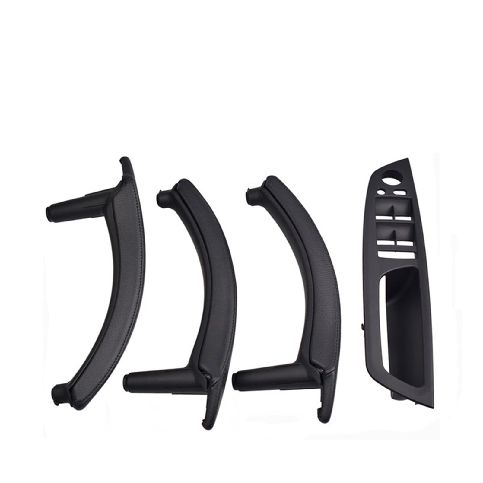PUXJQ RHD Links Rechts Innentür Armlehne Griff Innenverkleidung Pull Trim Cover Montage Für BMW E70 E71 X5 X6(RHD-Black-Hige) von PUXJQ