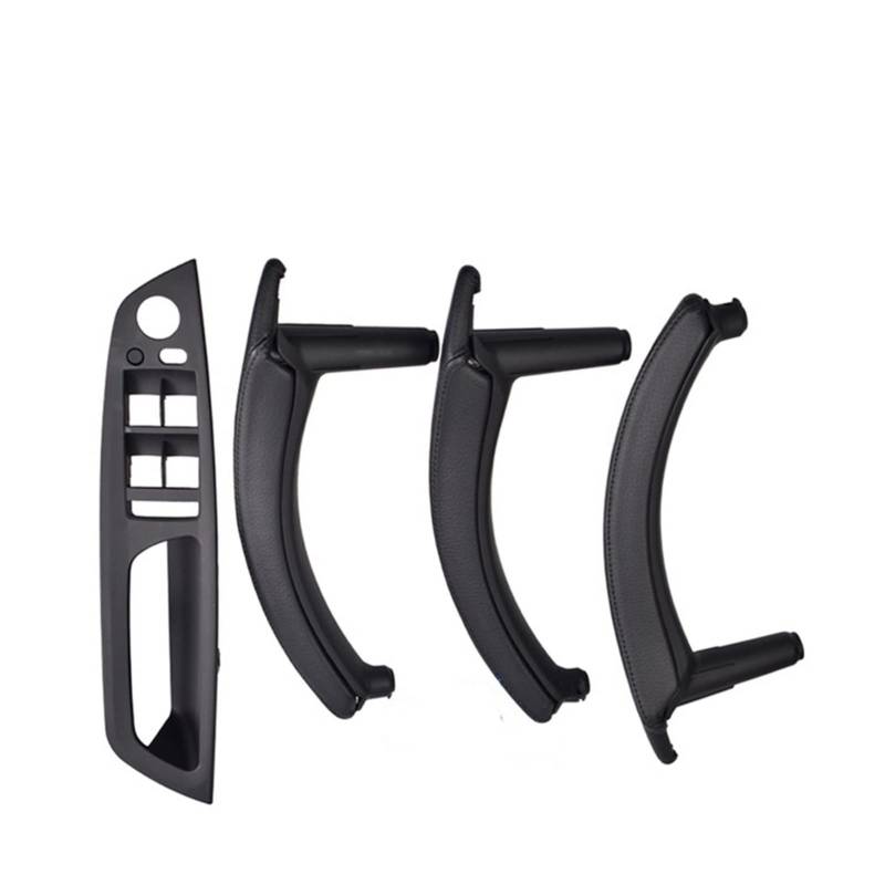 PUXJQ RHD Links Rechts Innentür Armlehne Griff Innenverkleidung Pull Trim Cover Montage Für BMW E70 E71 X5 X6(RHD-Black-Standard) von PUXJQ