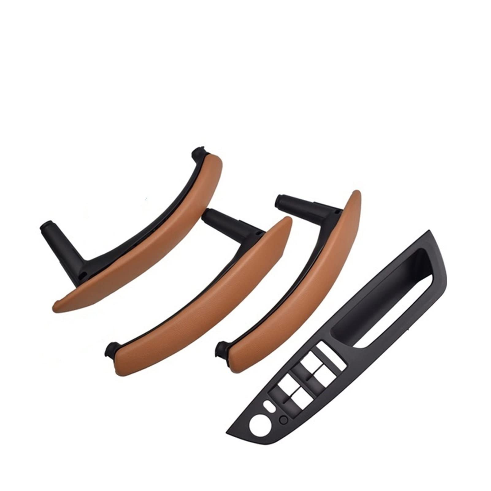 PUXJQ RHD Links Rechts Innentür Armlehne Griff Innenverkleidung Pull Trim Cover Montage Für BMW E70 E71 X5 X6(RHD-Brown-Standard) von PUXJQ