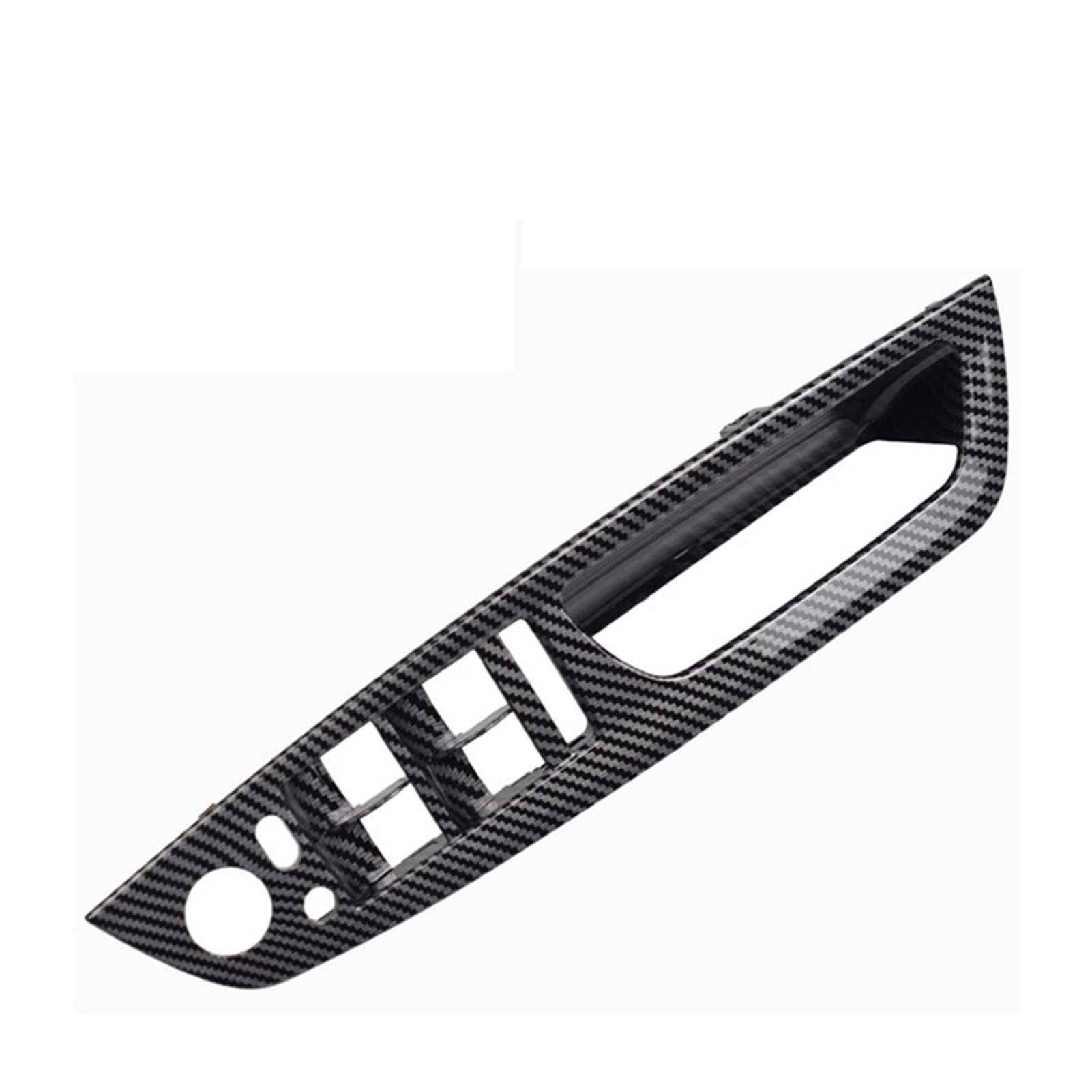 PUXJQ Rechtes Seitenruder Das Den Inneren Türgriff Antreibt Für BMW E70 E71 E72 X5 X6 Panel Pull Trim Carbon Black Beige RHD(High-CF-RHD) von PUXJQ