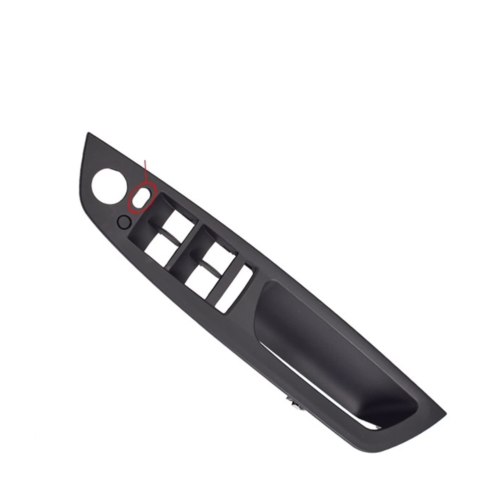 PUXJQ Rechtes Seitenruder Das Den Inneren Türgriff Antreibt Für BMW E70 E71 E72 X5 X6 Panel Pull Trim Carbon Black Beige RHD(Standard-Black) von PUXJQ