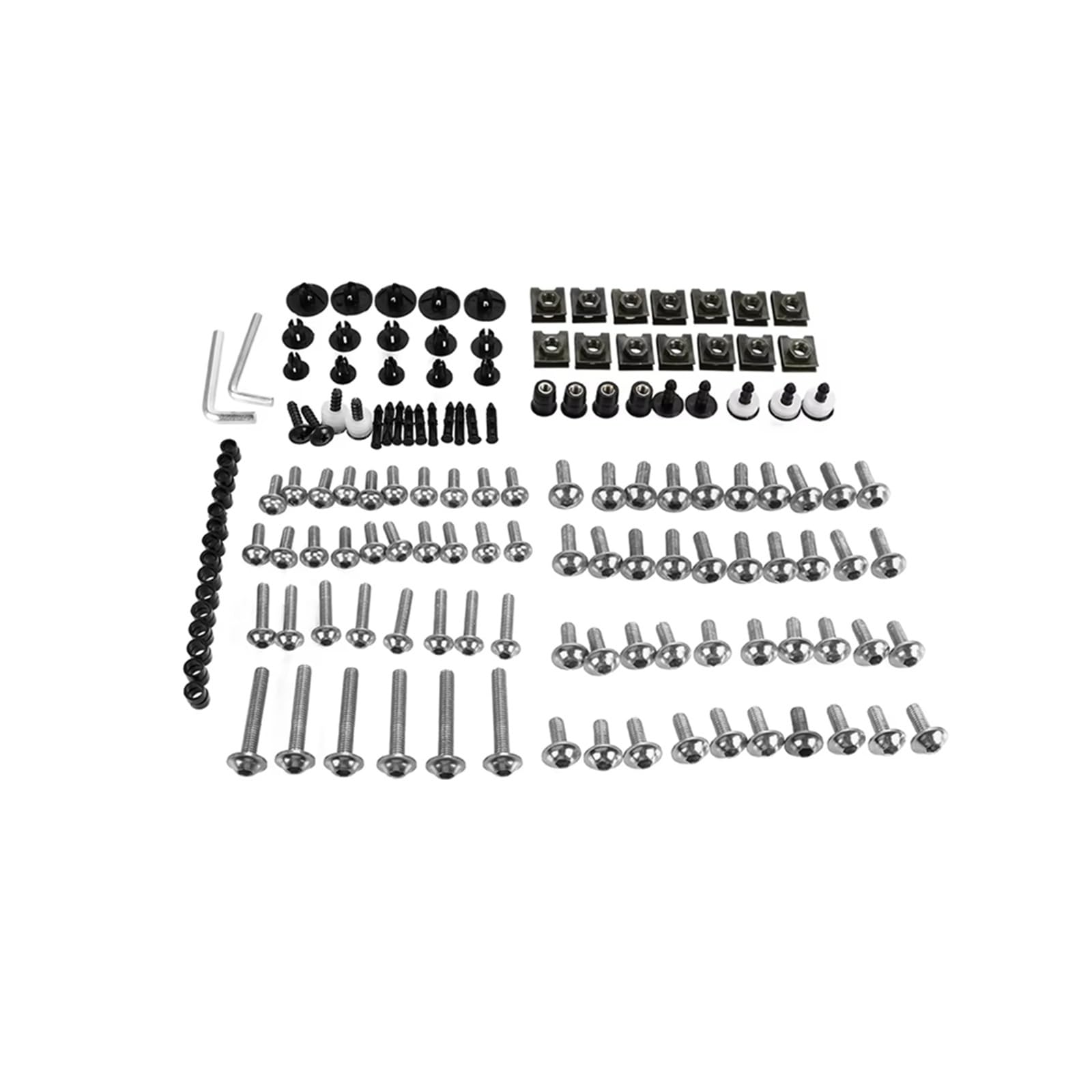 Motorrad Schrauben Set Kompatibel Mit Cbr600rr Für Cbr954rr Für Cbr600 Motorradzubehör Benutzerdefinierte Verkleidungsschraubenschrauben Windschutzscheibenschraube Selbstschneidende Schraube(Silver) Motorrad Schrauben Set Kompatibel Mit Cbr600rr Für Cbr954rr Für Cbr600 Motorradzubehör Benutzerdefinierte Verkleidungsschraubenschrauben Windschutzscheibenschraube Selbstschneidende Schraube(Silver) von PVCUHWF