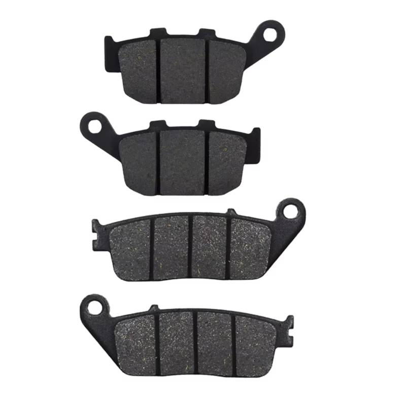 PVCUHWF Bremsbelagsa Motorräder Für FMX 650 5 6 2005-2008 Für XL 600 VR VT Für Transalp 1994-1996 Für CTX 700 2014-2020 Motorrad Vorne Hinten Bremsbeläge Zubehör(Front and Rear) von PVCUHWF