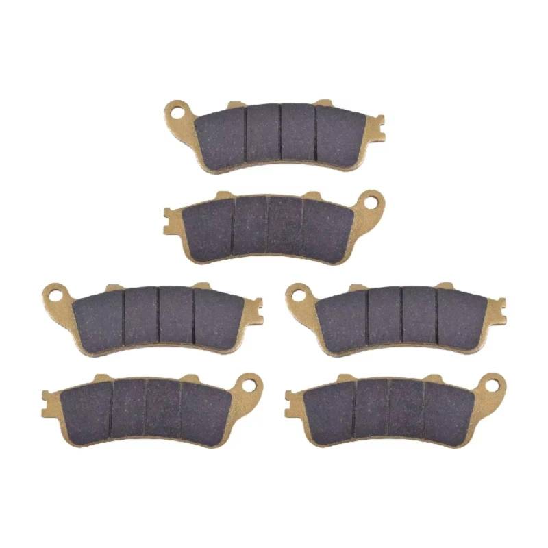 PVCUHWF Bremsbelagsa Motorräder Für NT 650 V2 V3 V4 V5 2002 2003 2004 2005 Für VFR 800 FiW FiX FiY Fi1 2 3 4 5 A2 A3 A4 A5 1998 1999 2000 2001 2002 2003 2004 2005 Motorrad-Bremsbeläge(Front Rear) von PVCUHWF