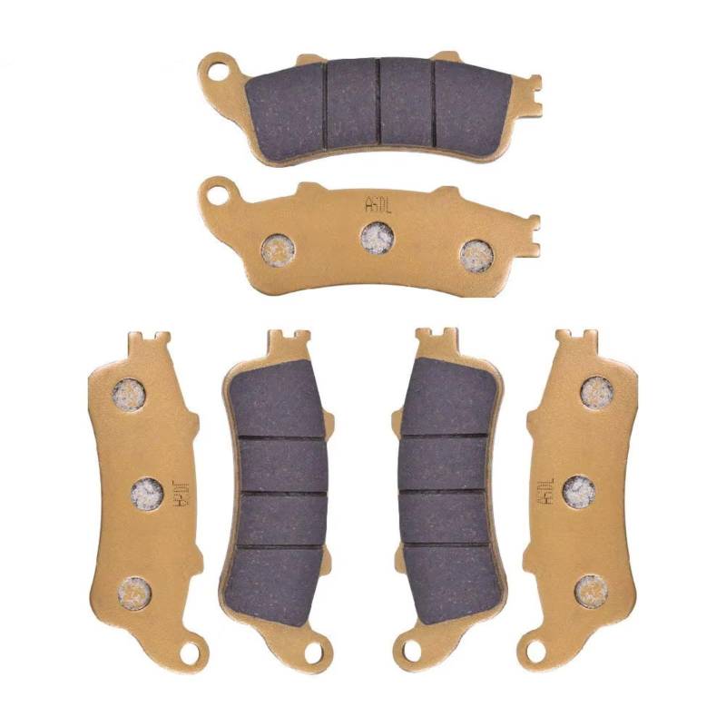 PVCUHWF Bremsbelagsa Motorräder Für NT 650 V2 V3 V4 V5 2002 2003 2004 2005 Für VFR 800 FiW FiX FiY Fi1 2 3 4 5 A2 A3 A4 A598 2005 Motorrad Vorne Hinten Bremsbeläge(Front and Rear) von PVCUHWF