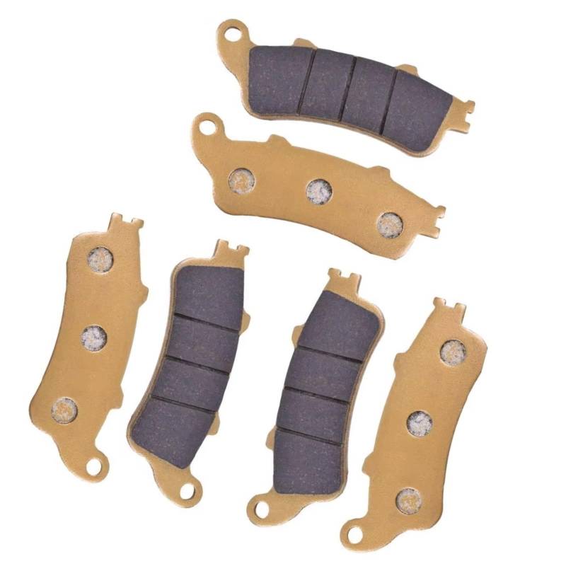 PVCUHWF Bremsbelagsa Motorräder Für ST1100 at AV AW AX AY A1 A2 Für Pan European ABS 1996-2002 Für ST1300 2 3 4 6 Für Pan European 2002-2007 Motorrad Vorne Hinten Bremsbeläge Disc von PVCUHWF