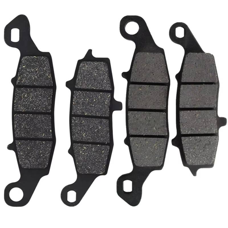 PVCUHWF Bremsbelagsa Motorräder Kompatibel Mit Suzuki Für GSF 600 SY SK1 SK2 SK3 SK4 Faired Für Bandit 2000 2001 2002 2003 2004 Motorrad Vorne Hinten Bremsbelag(Front Set) von PVCUHWF