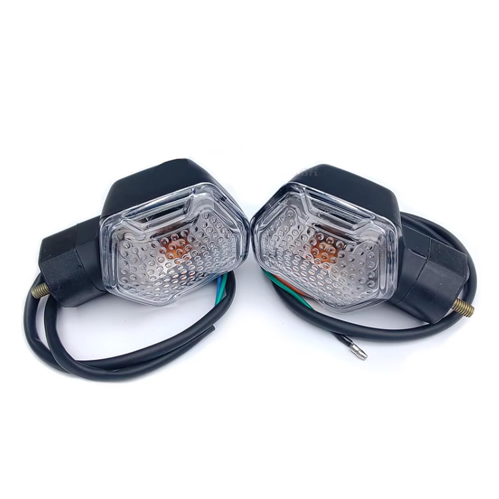 PVCUHWF Motorrad Blinker Licht Für Zoomer-X ZUMA 110C Für MSX125 12V 10W Motorrad Richtung Signale Blinker Blinker Licht Anzeige Lampe Universal Blinker Licht(Front) von PVCUHWF