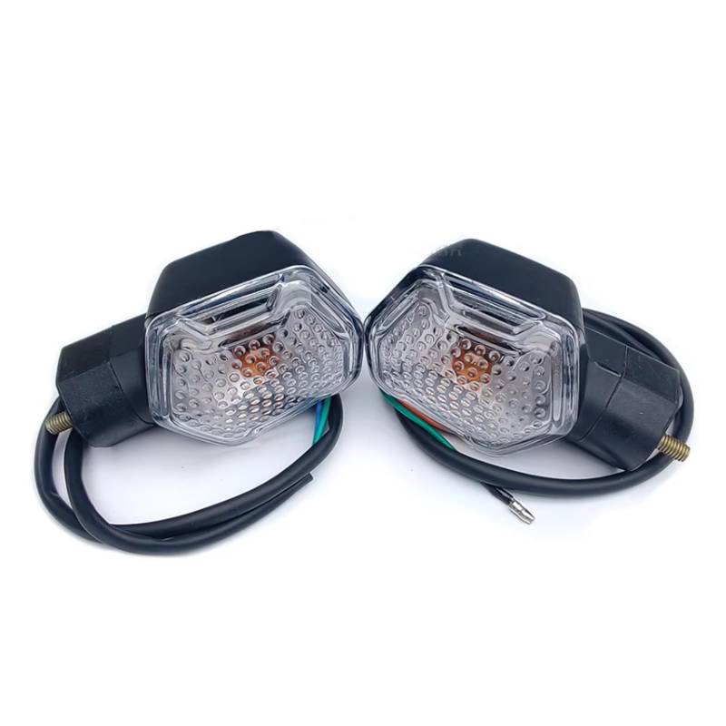 PVCUHWF Motorrad Blinker Licht Für Zoomer-X ZUMA 110C Für MSX125 12V 10W Motorrad Richtung Signale Blinker Blinker Licht Anzeige Lampe Universal Blinker Licht(Front) von PVCUHWF